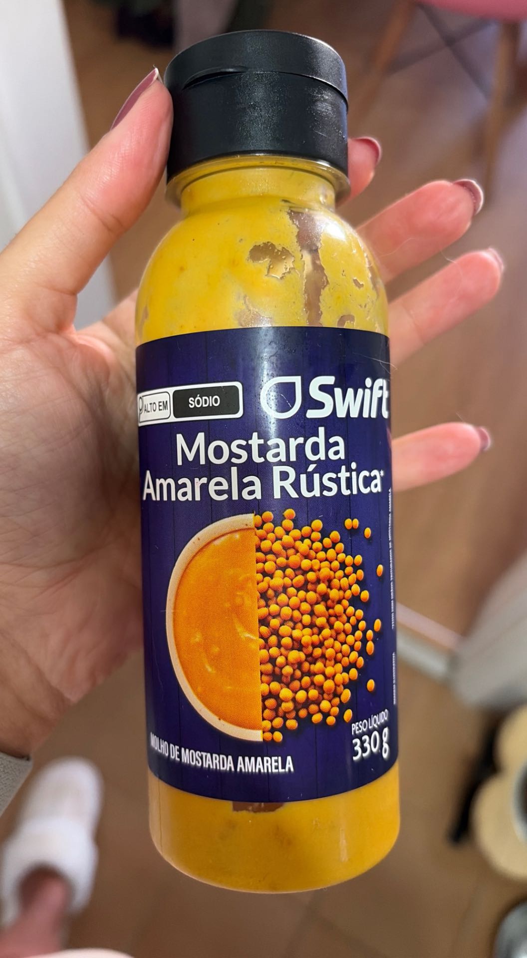 Mostarda amarela rustica