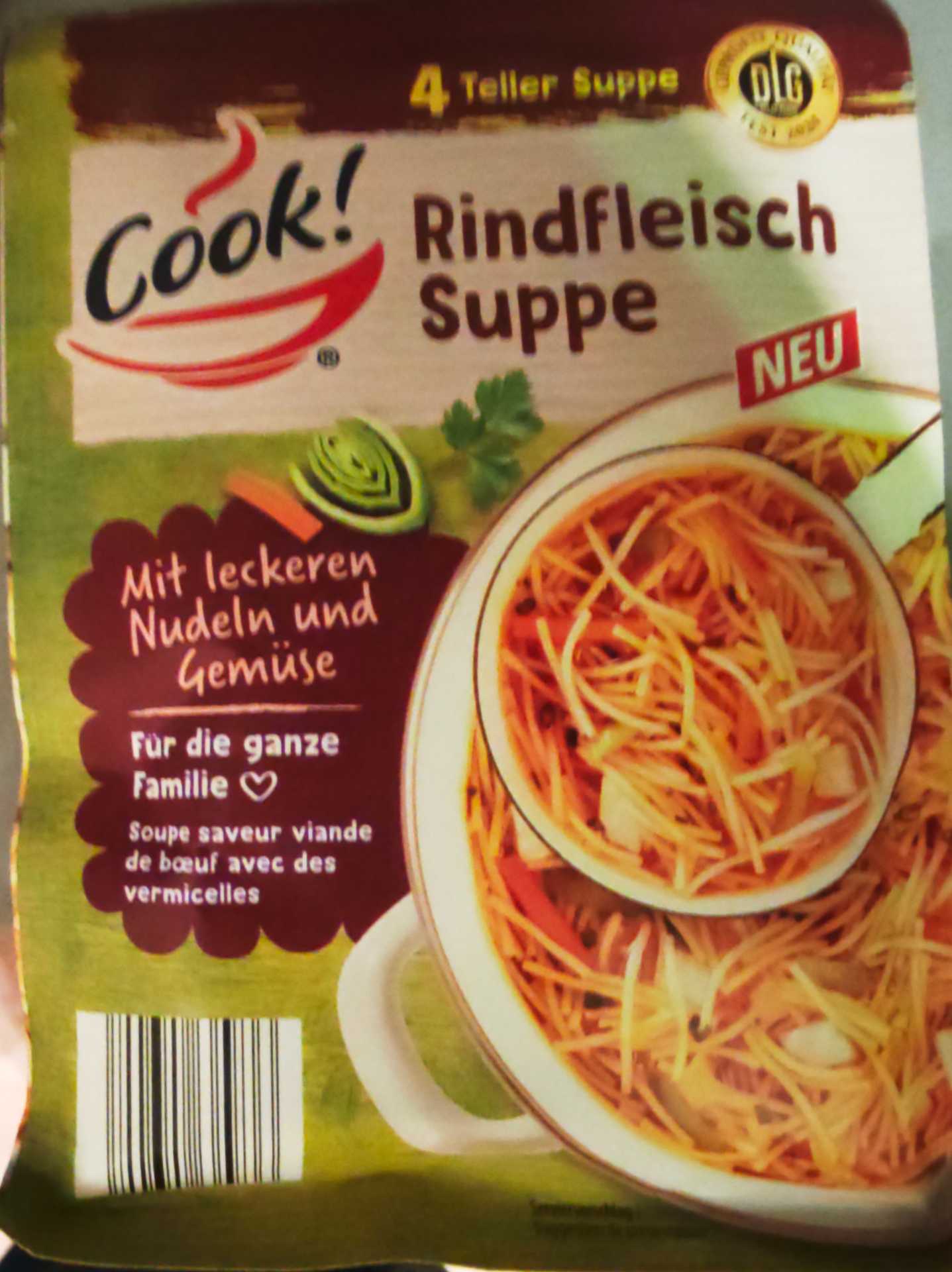 Rindfleisch Suppe