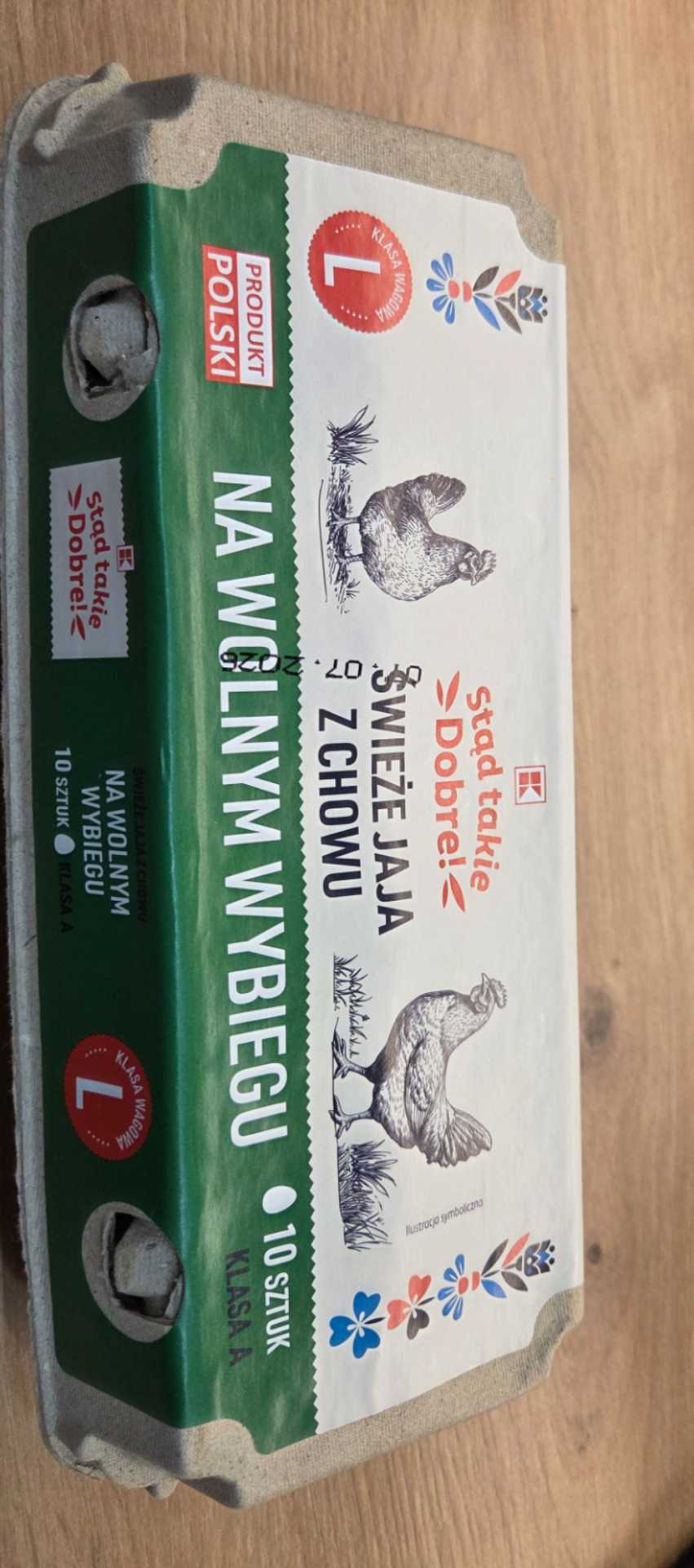 Jaja z wolnego wybiegu L