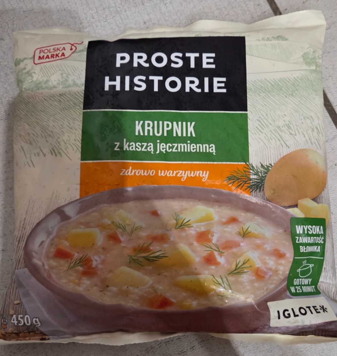 Krupnik z kaszą jęczmienną