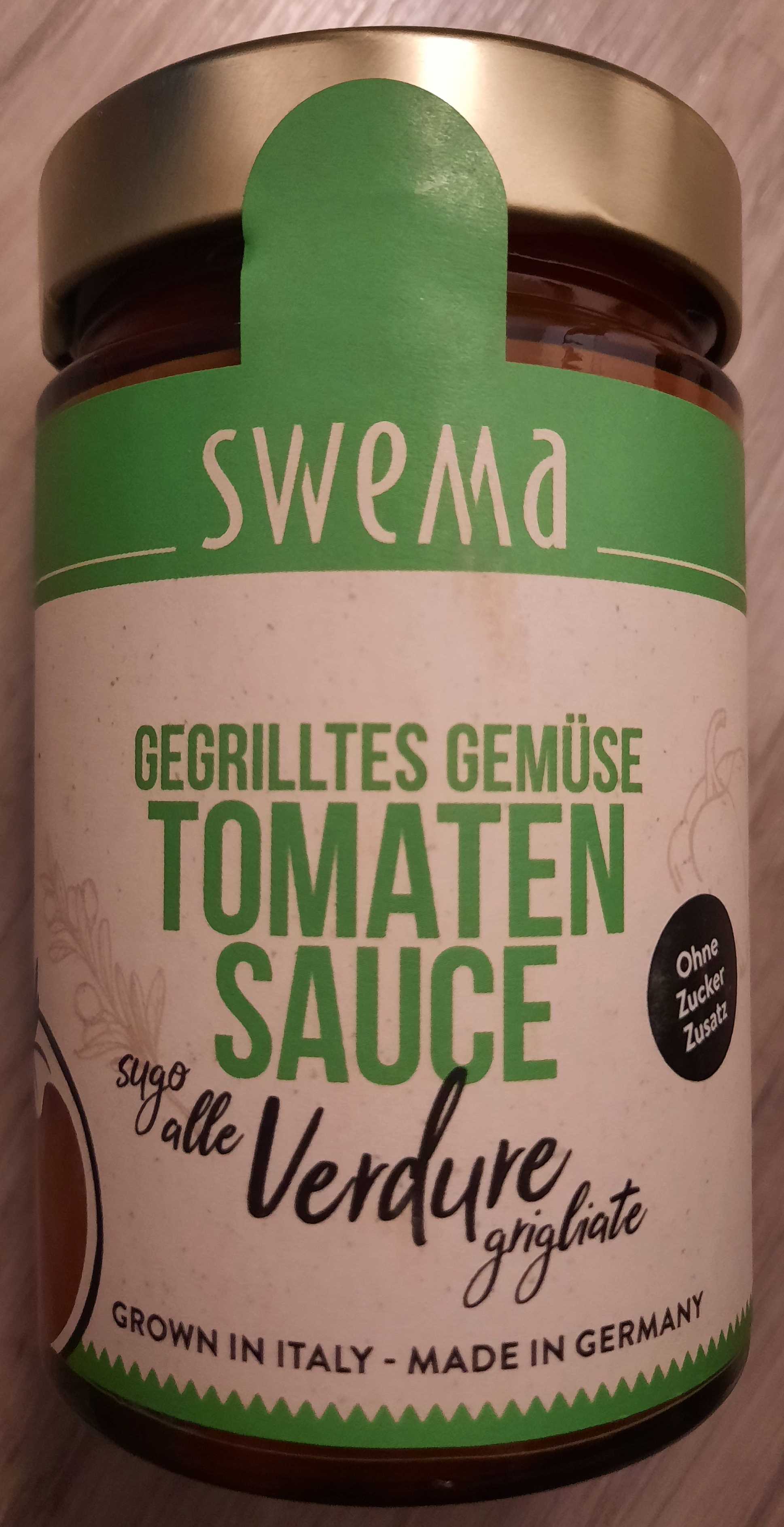 gegrilltes Gemüse Tomatensauce