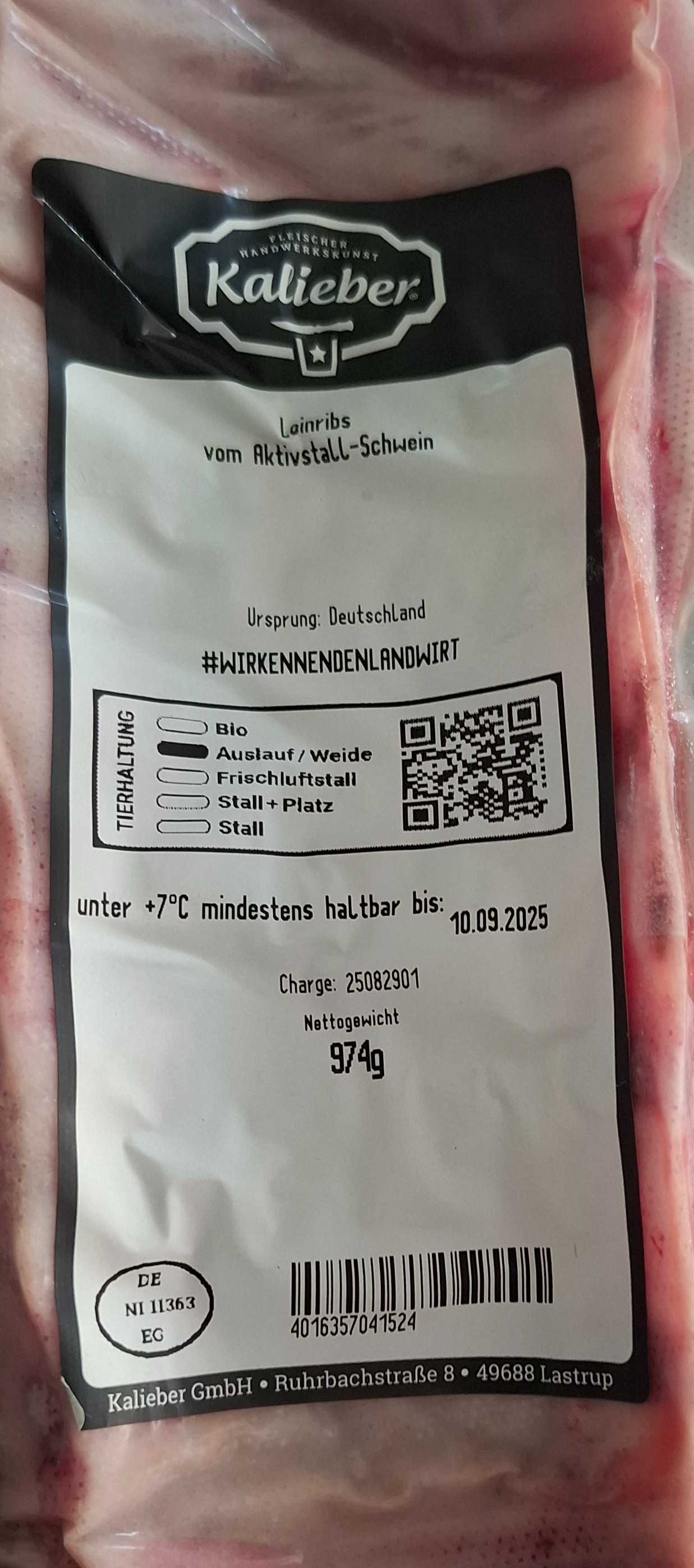 Loinribs vom Aktivstall-Schwein