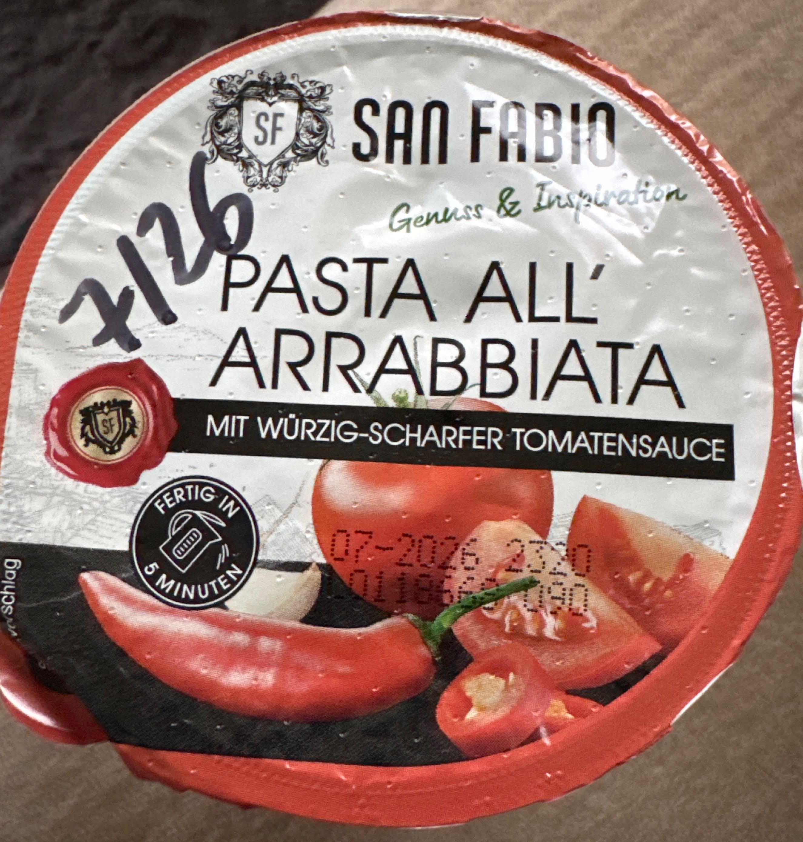 Pasta, Al Arrabbiata Terrine