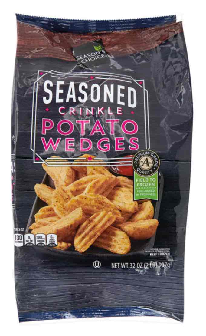 Seasoned Crinkle Potato Wedges