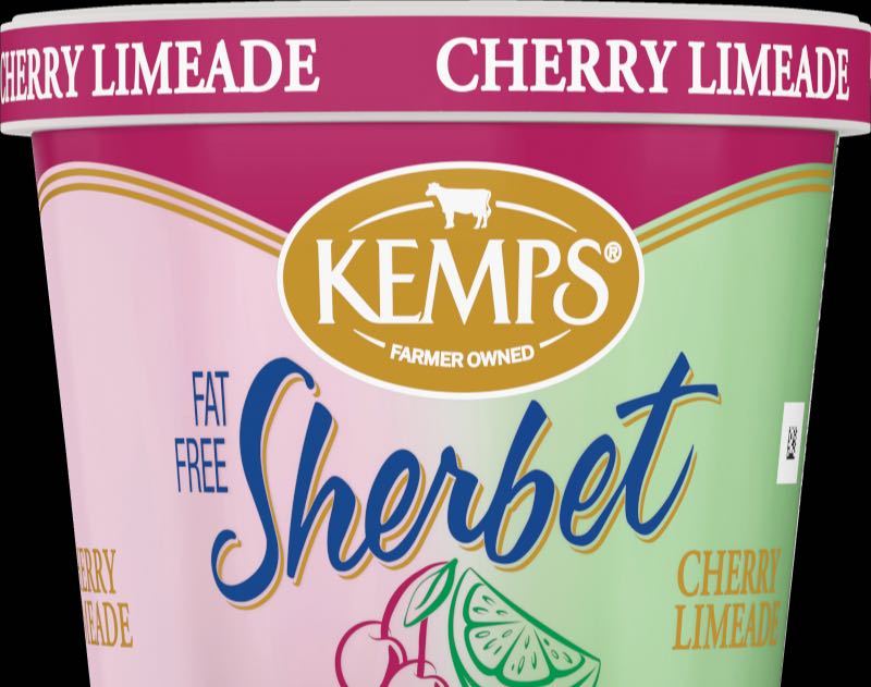 Cherry Limeade Sherbet