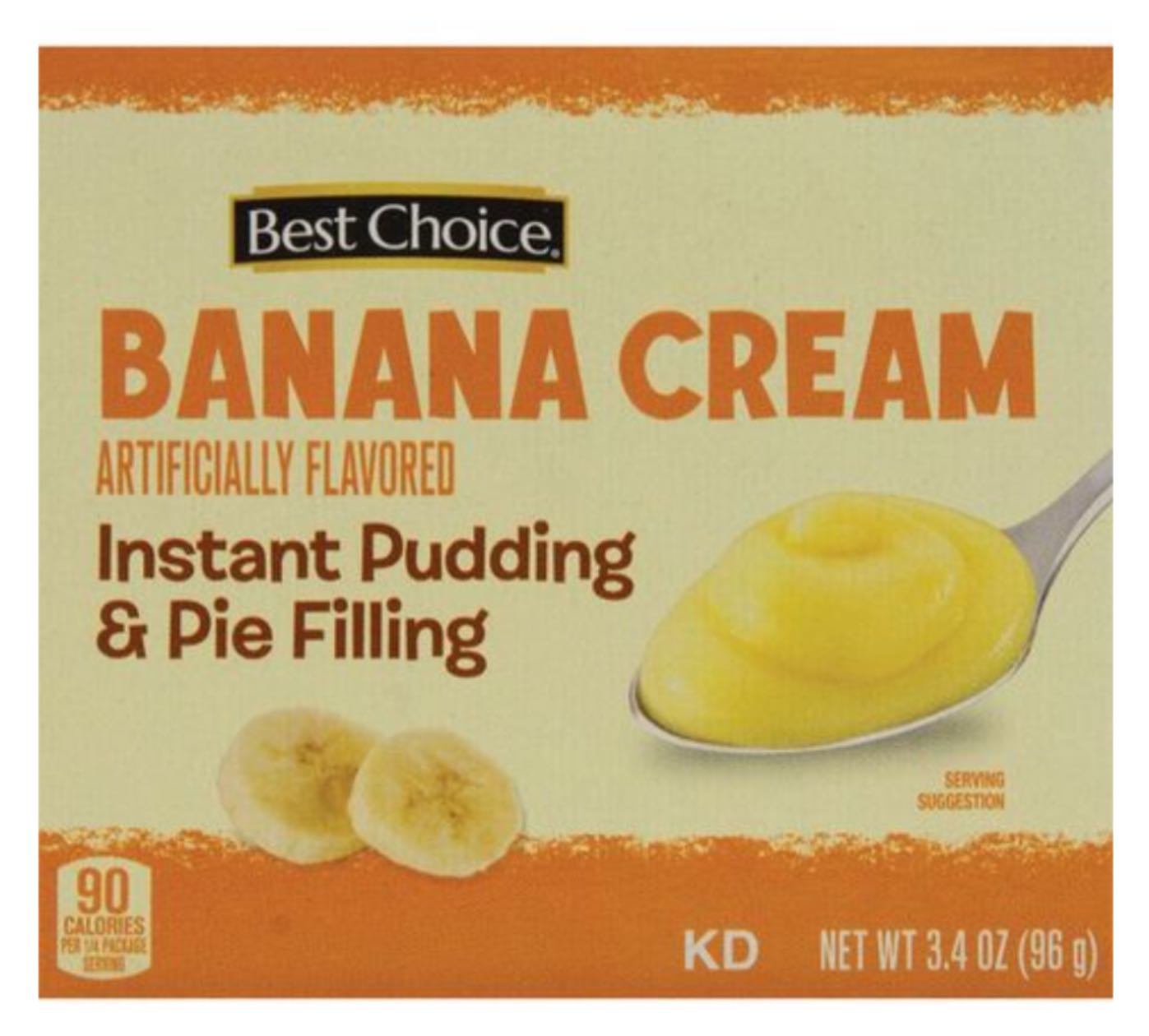 Banana Cream Instant Pudding & Pie Filling
