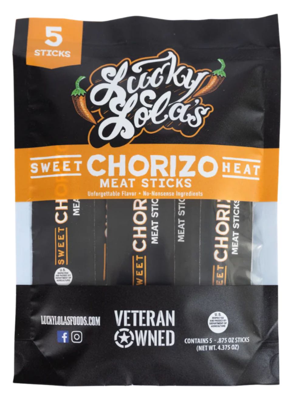 Sweet Chorizo Heat Meat Sticks Minis