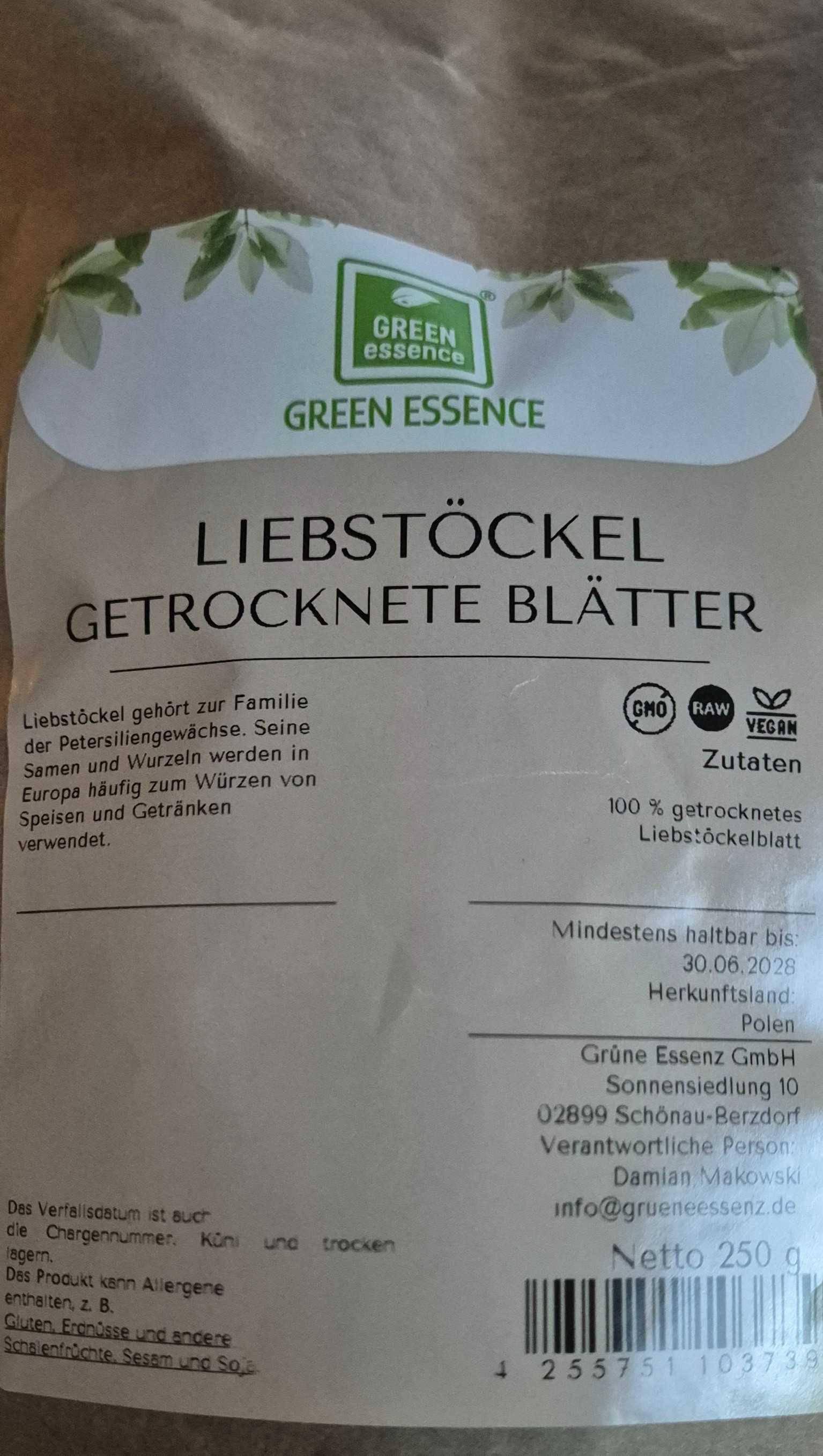 Liebstöckel getrocknet