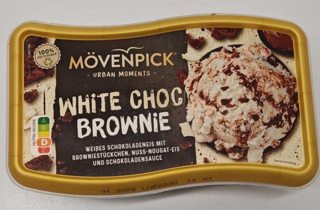 Eis wjite choc brownie