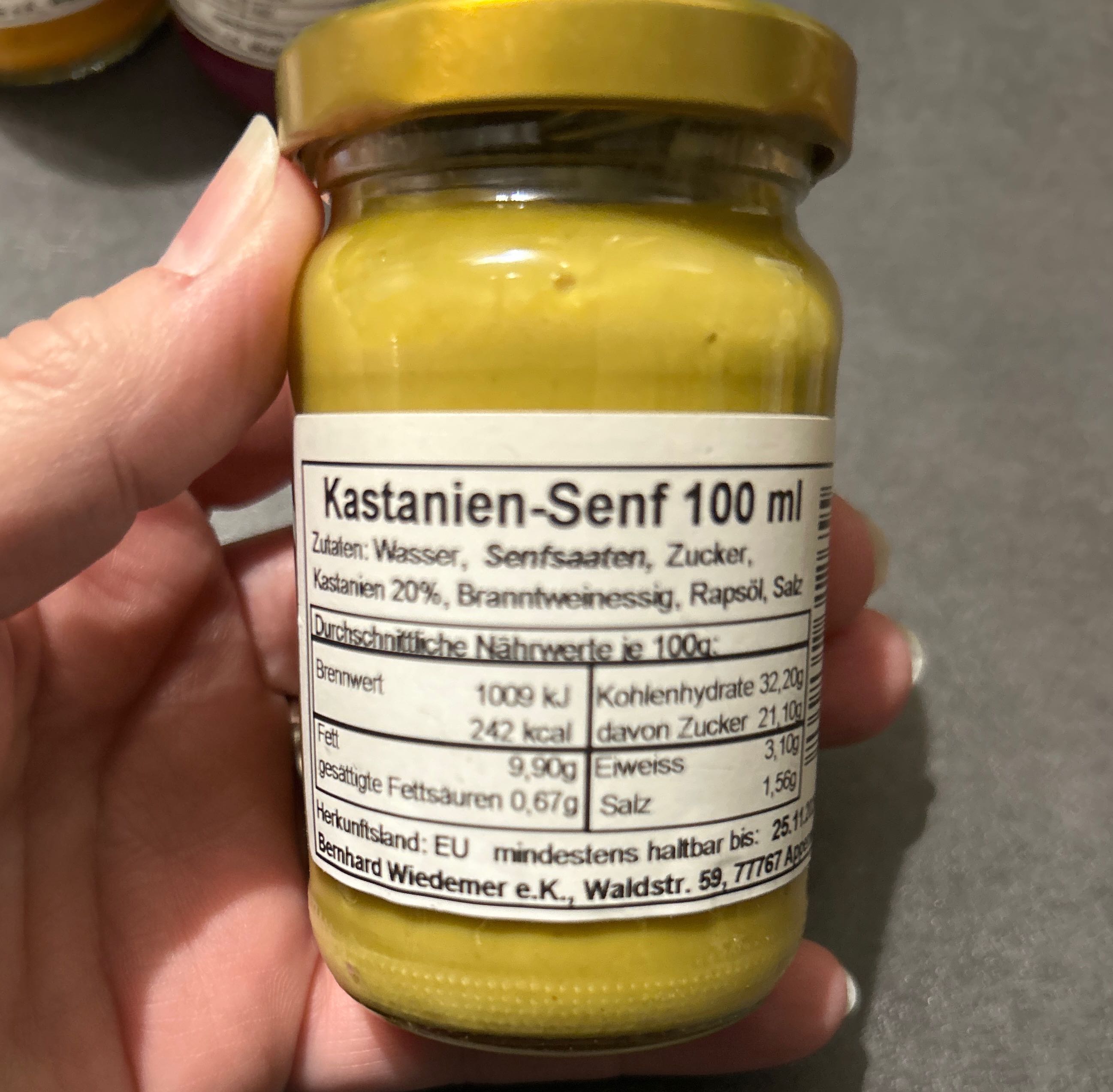 Kastanien- Senf