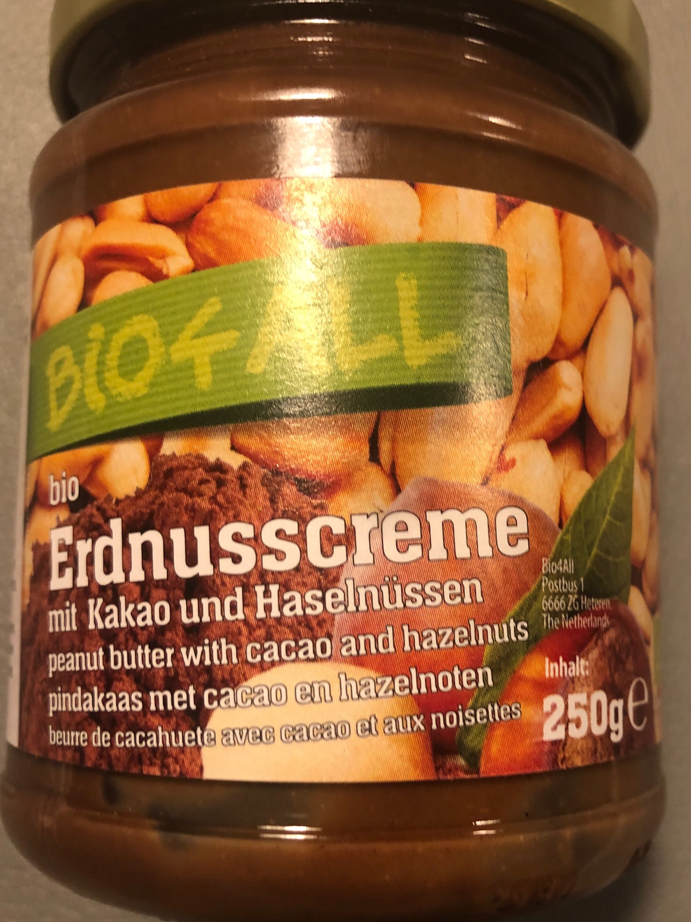 Erdnusscreme bio