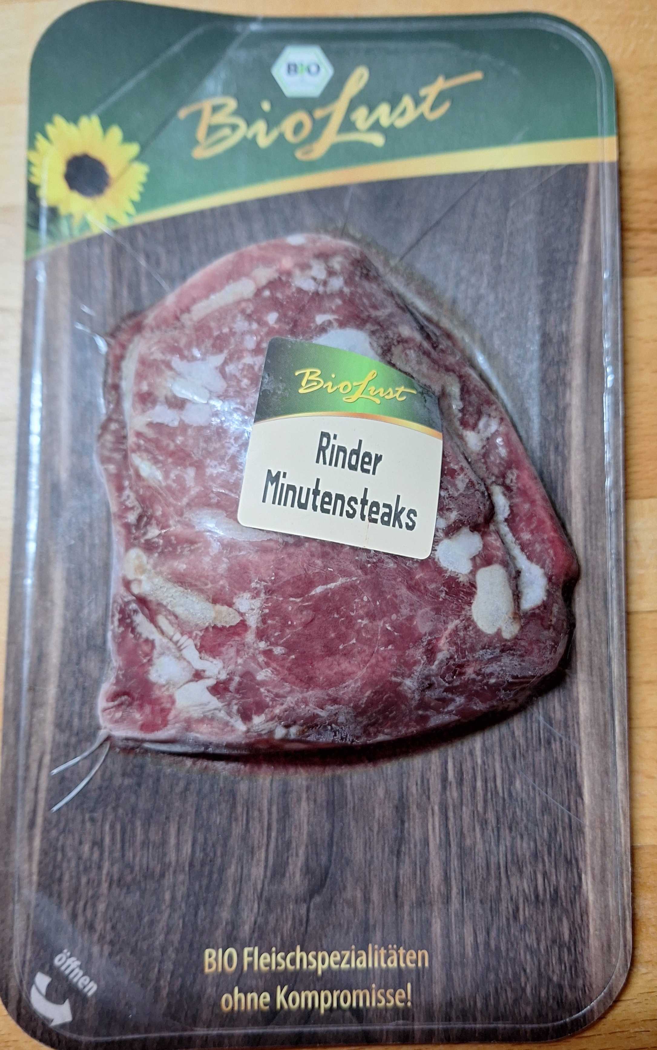 Bio Rinder-Minutensteaks