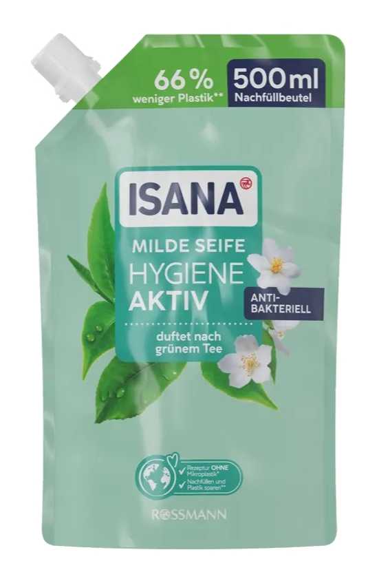 Milde Seife Hygiene Aktiv - grüner Tee