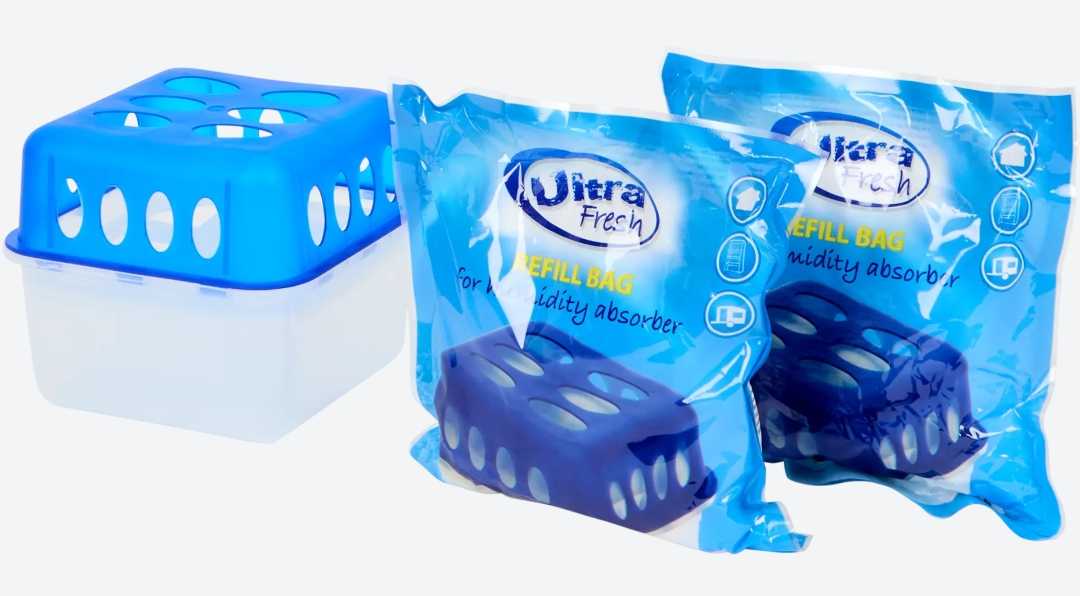Luftentfeuchter (mit 2 Nachfüllpackungen)