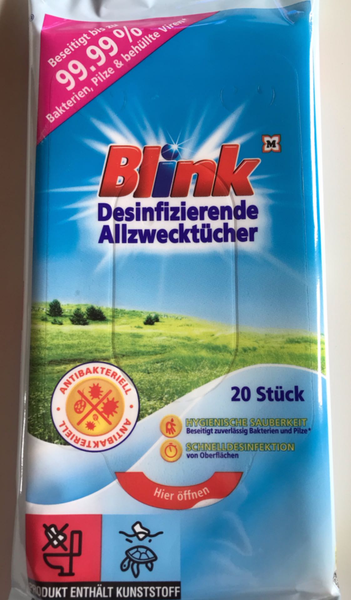 Desinfizierende Allzwecktücher