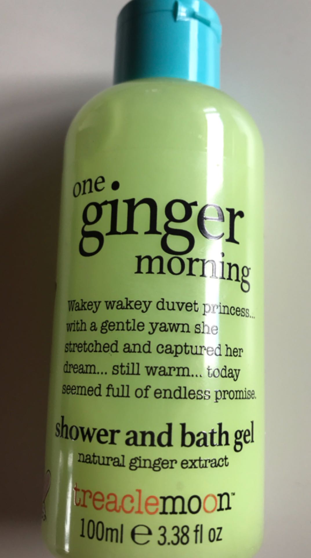 one ginger morningshower and bath gel