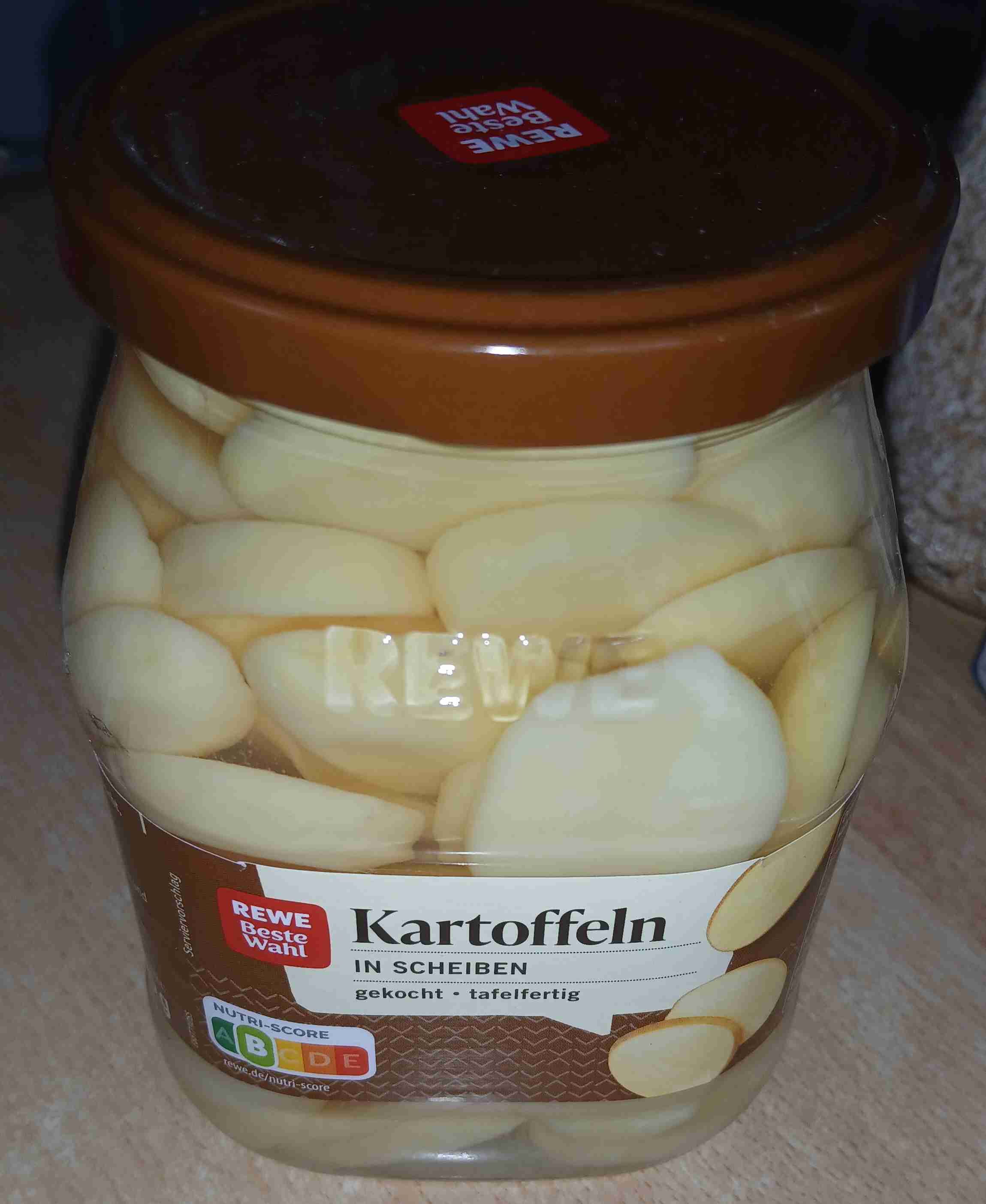 Kartoffeln in Scheiben 