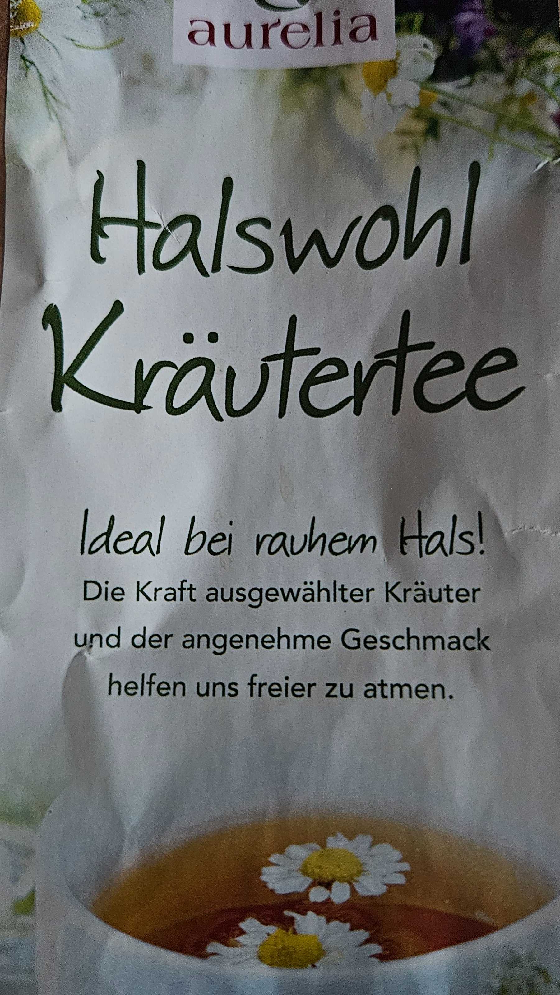 Aurelia Hals und Kräuter Tee