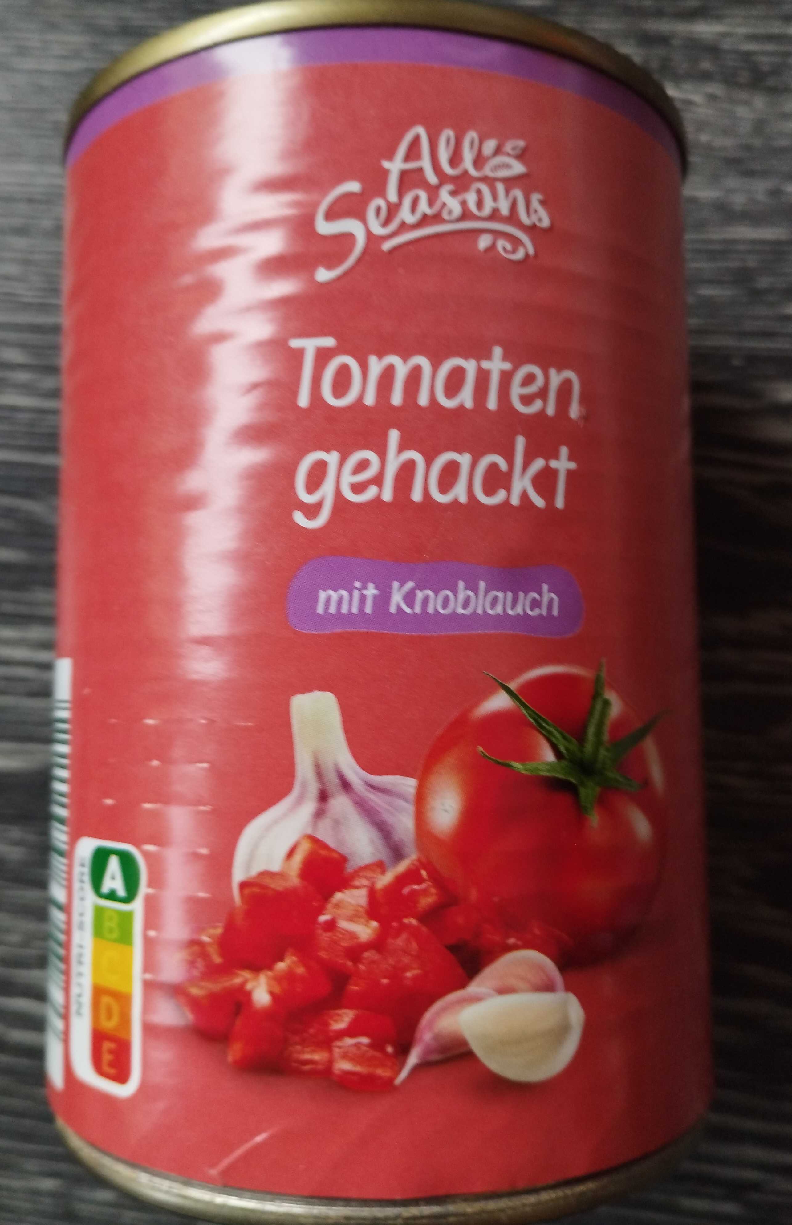 Tomaten gehackt Knoblauch
