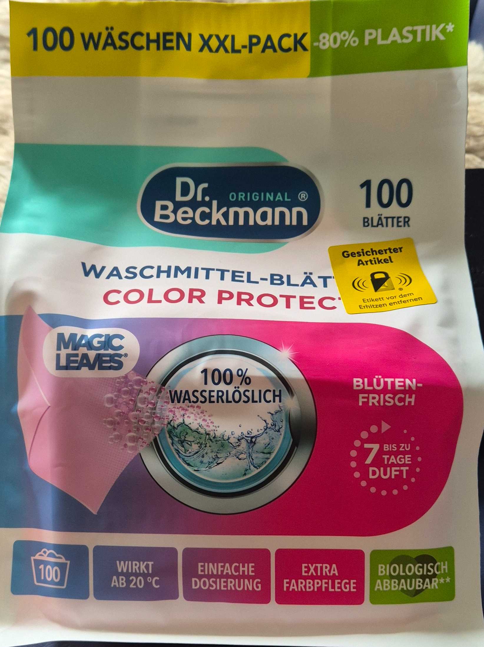 Waschmittel-Blätter Color Protect