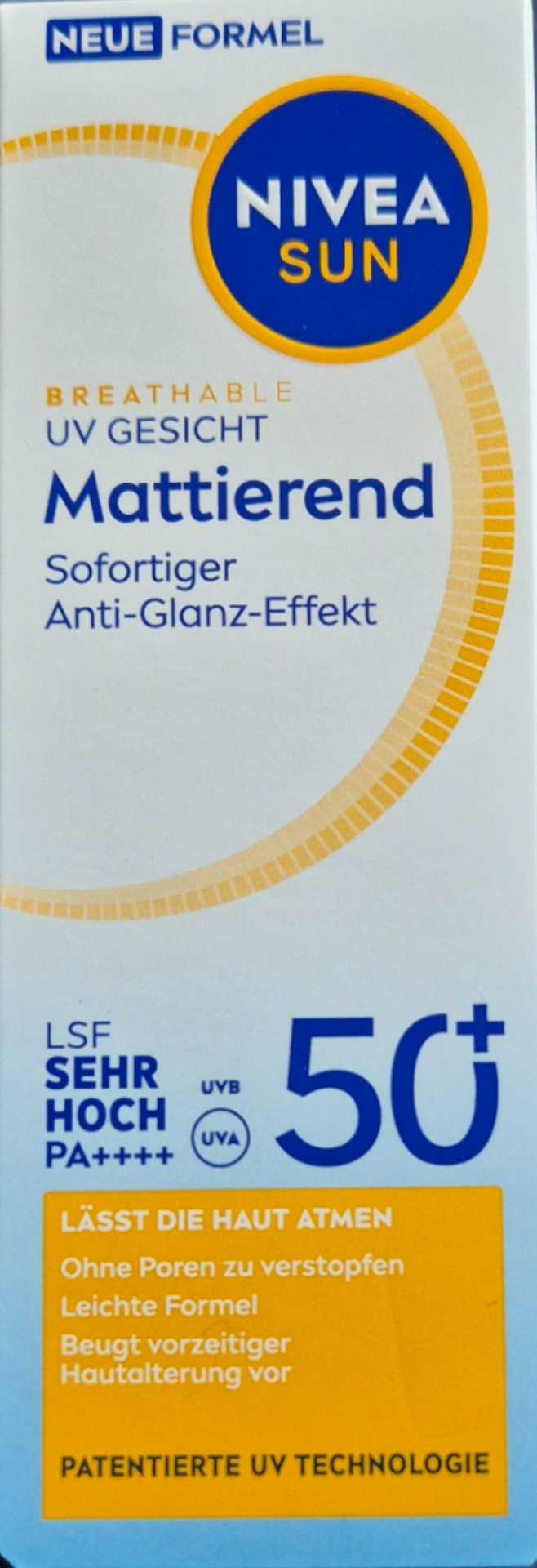 Sonnenschutz 50+