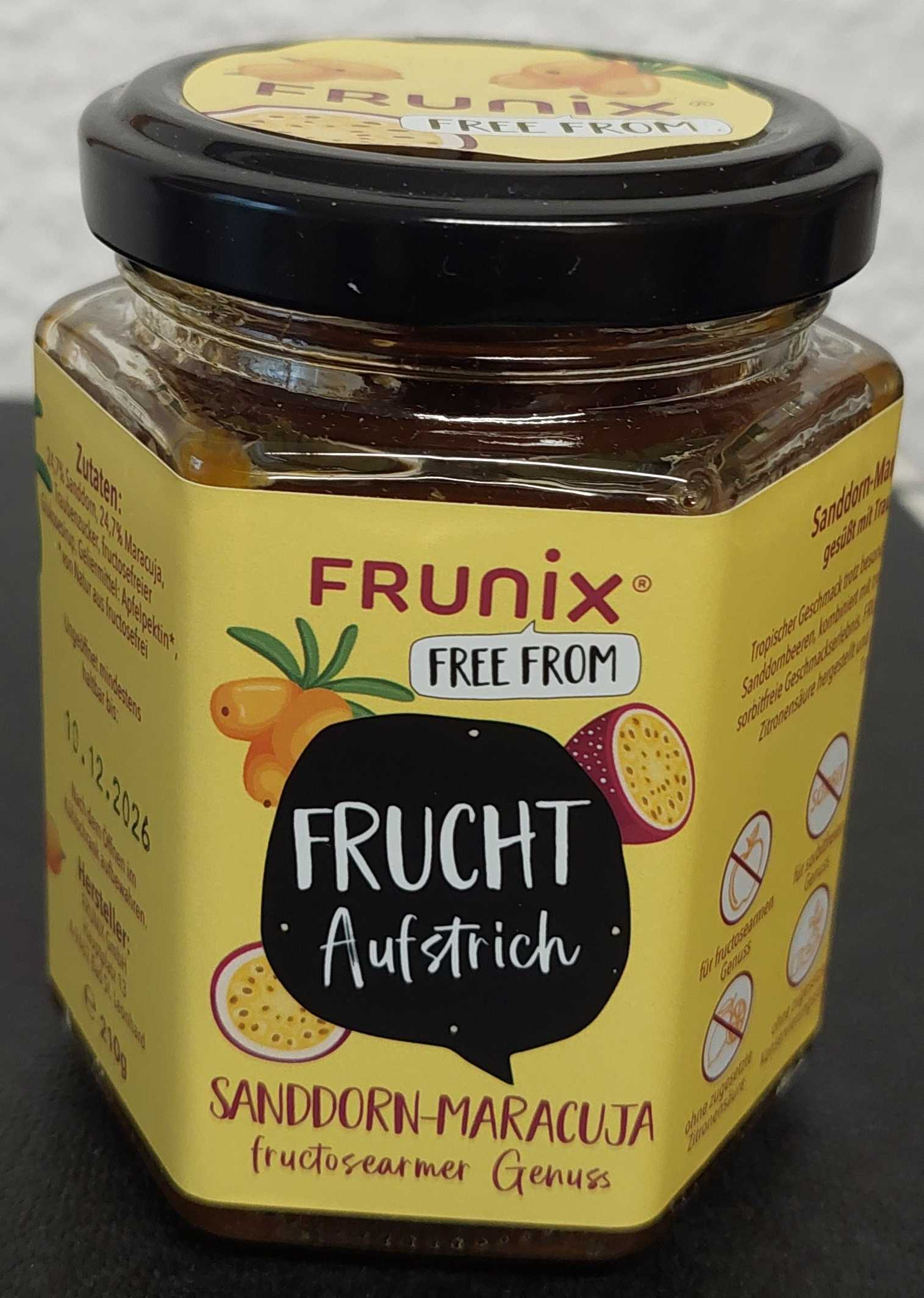 Sanddorn-Maracuja Fruchtaufstrich