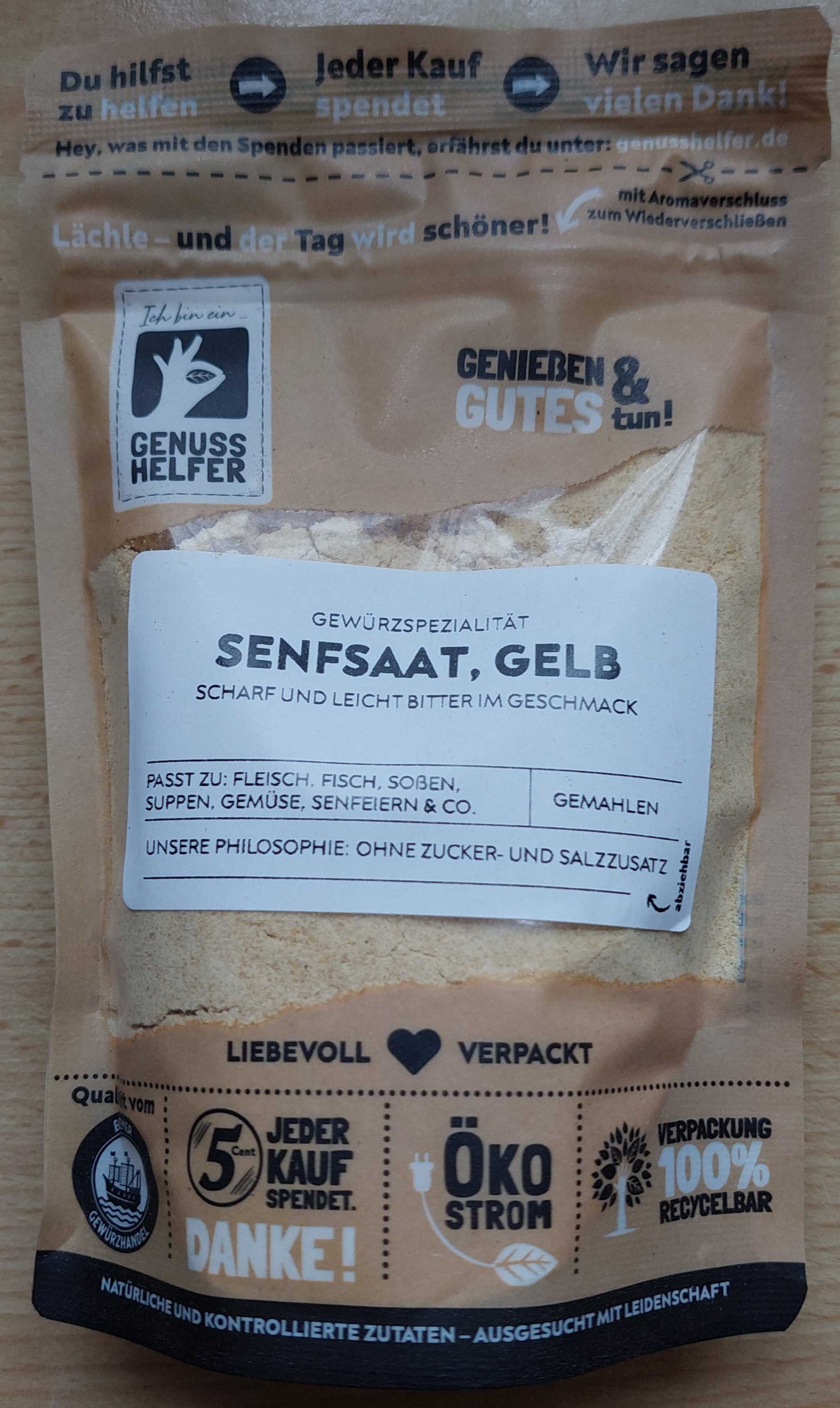 Senfsaat, gelb