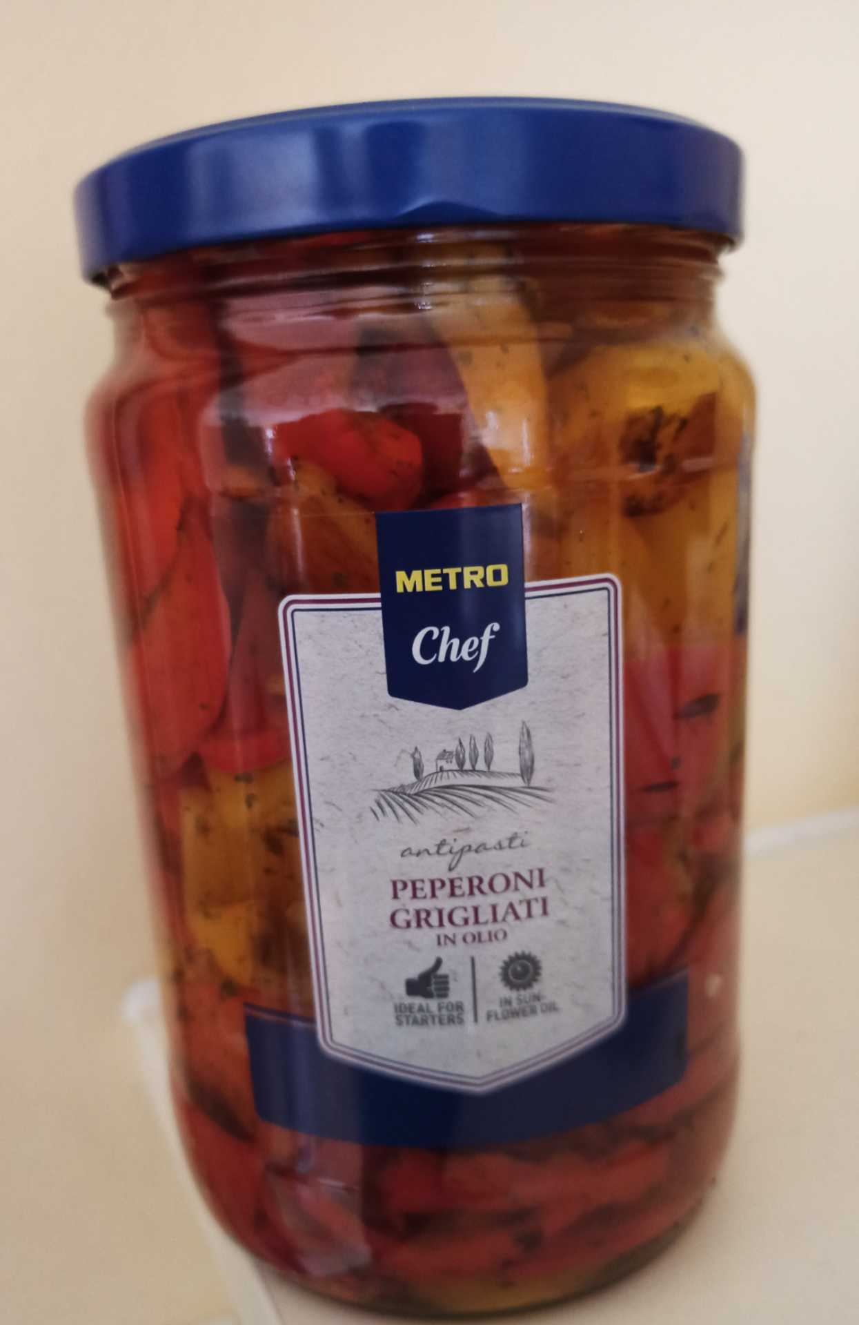 Pepperoni gegrillt