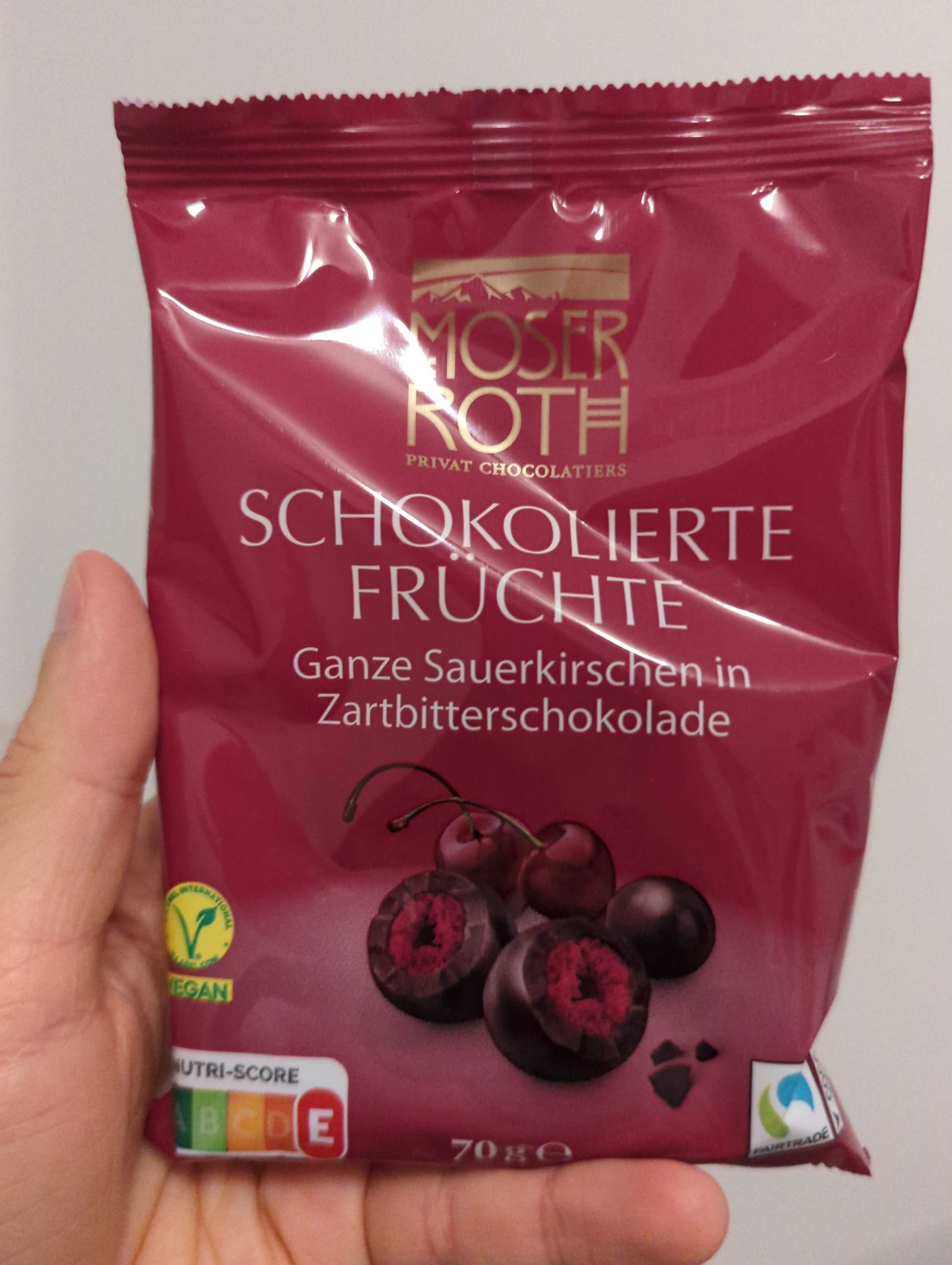 Schokolierte Früchte