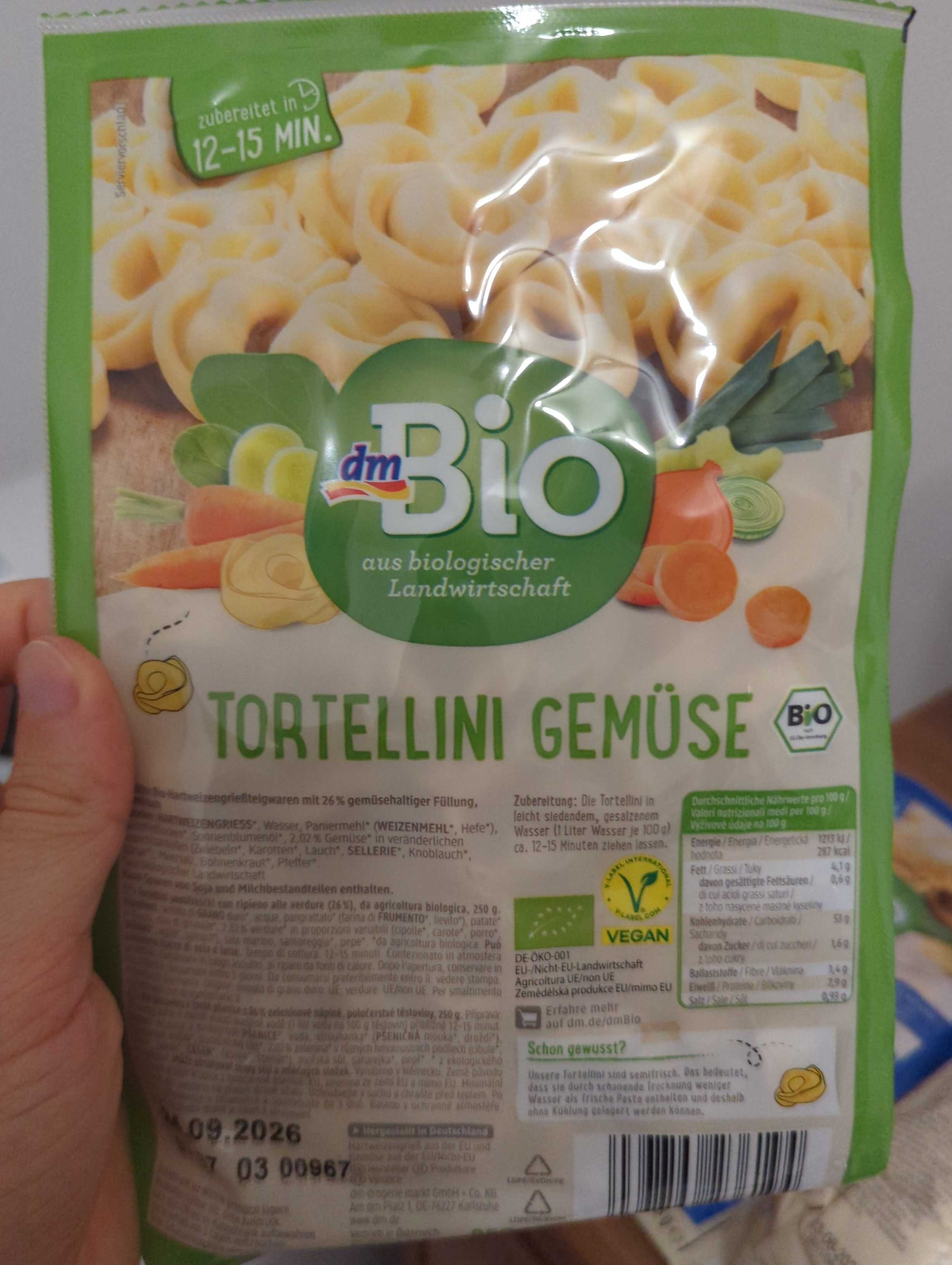 Tortellini Gemüse