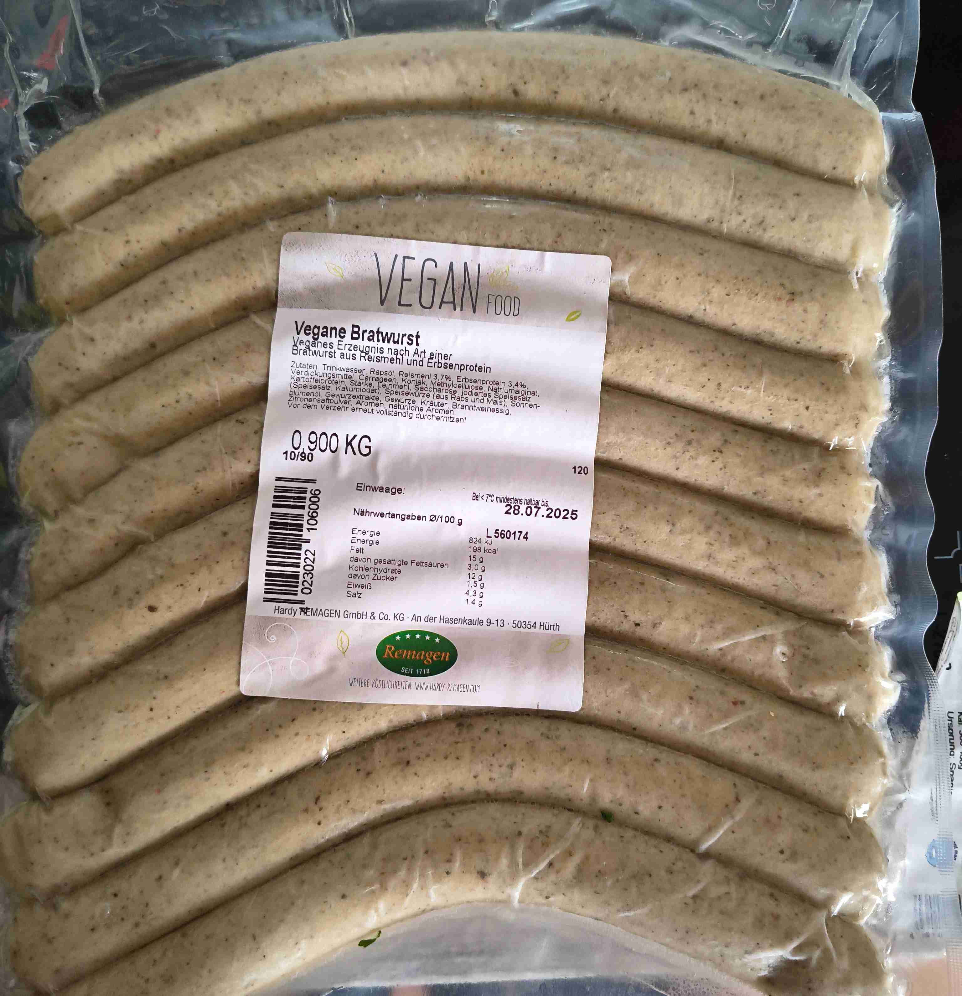 Vegane Bratwurst