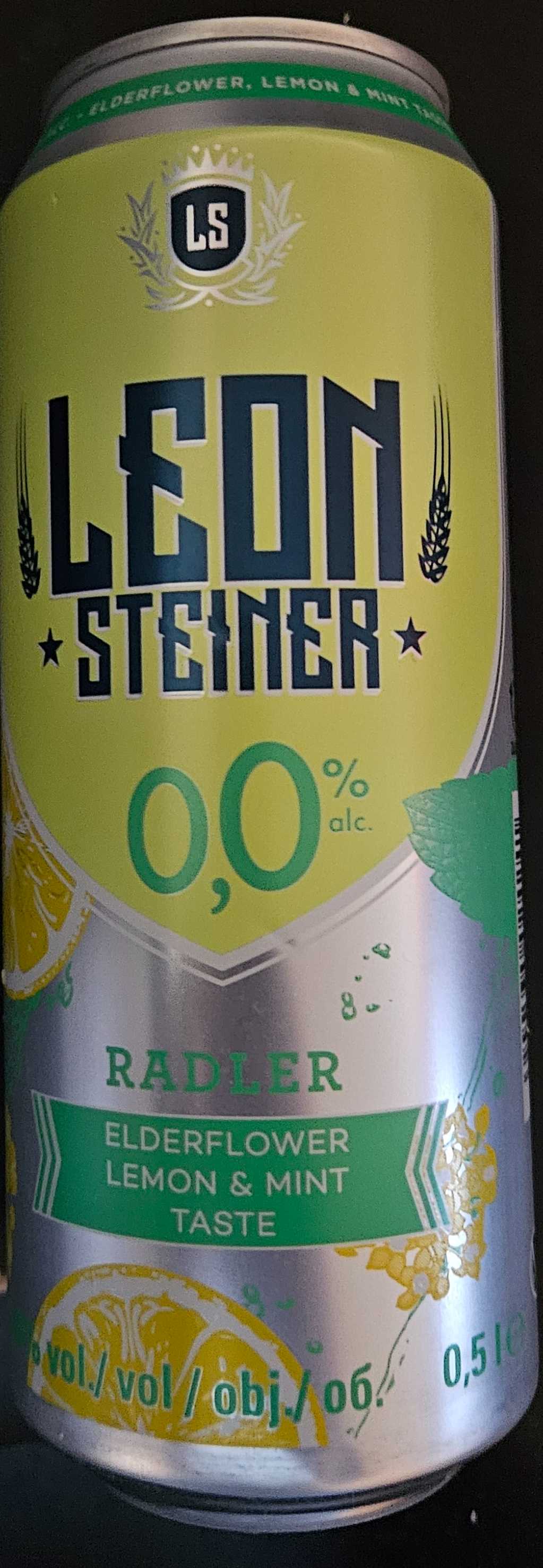 Radler elderflower lemon mint