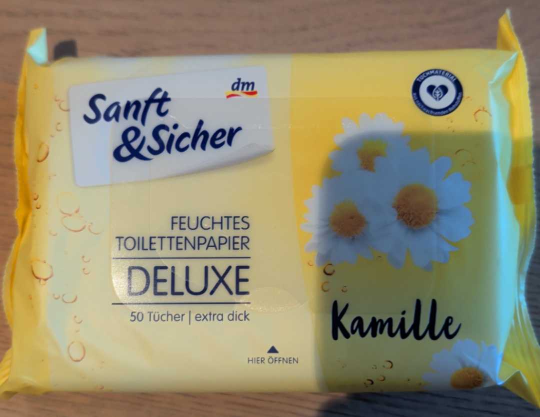 Feuchtes Toilettenpapier