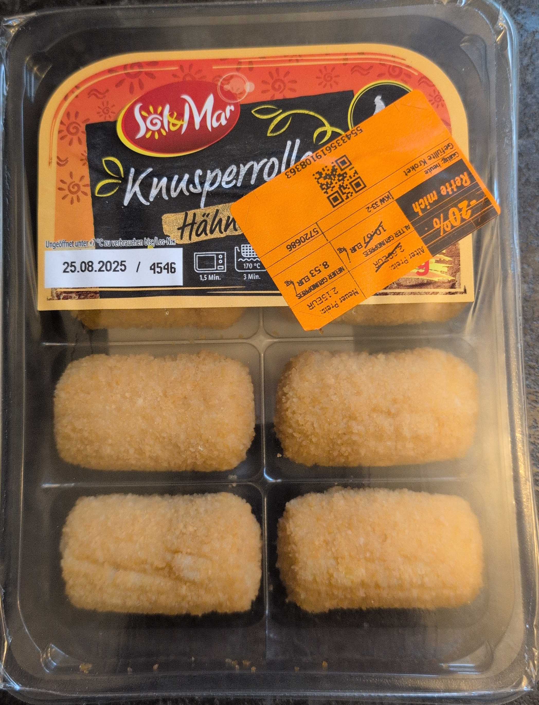 Knusperrolle Hähnchen 