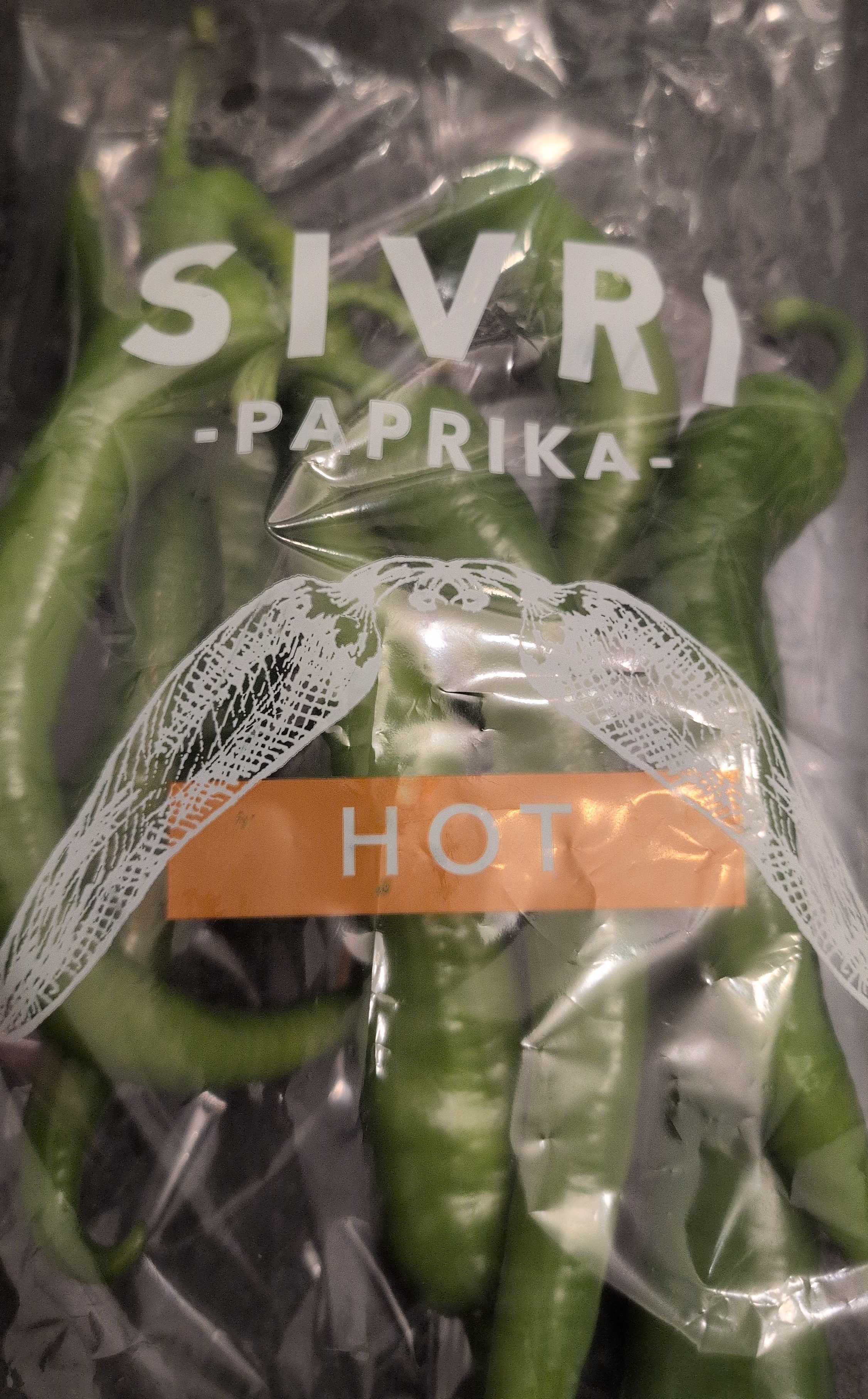 Spitzpaprika grün scharf 