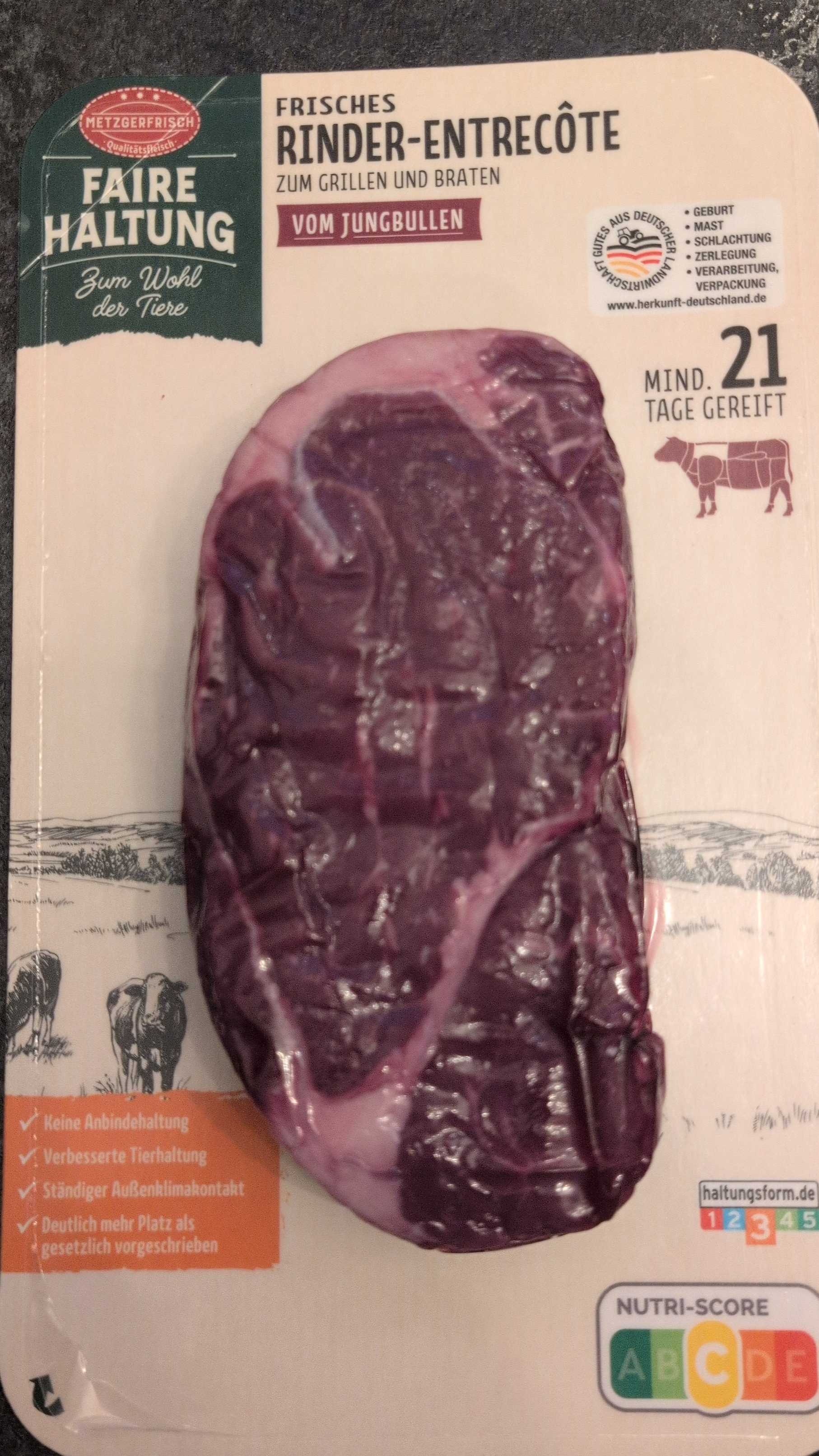 Rinder Entrecote
