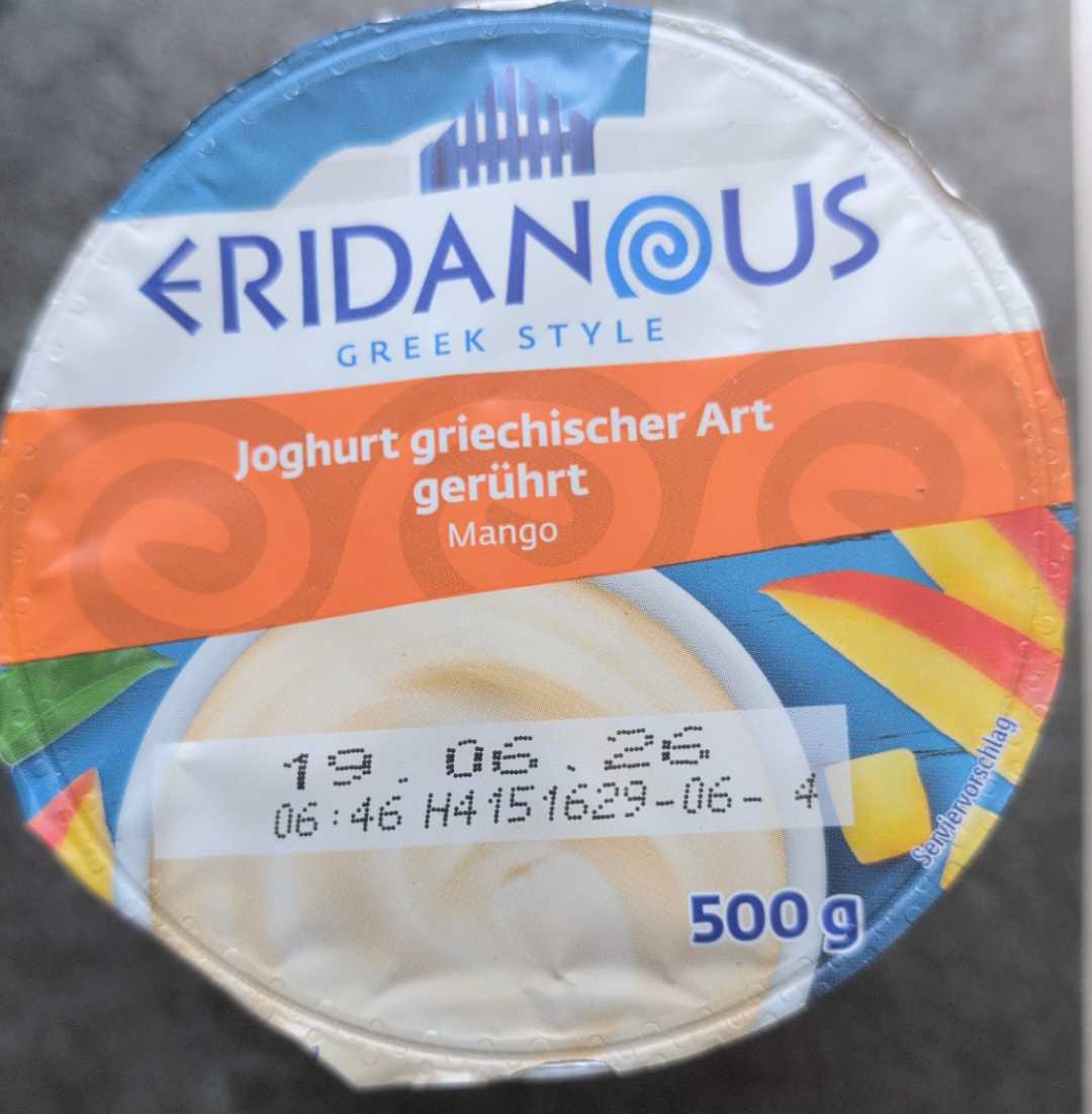 Griechischer Joghurt Mango