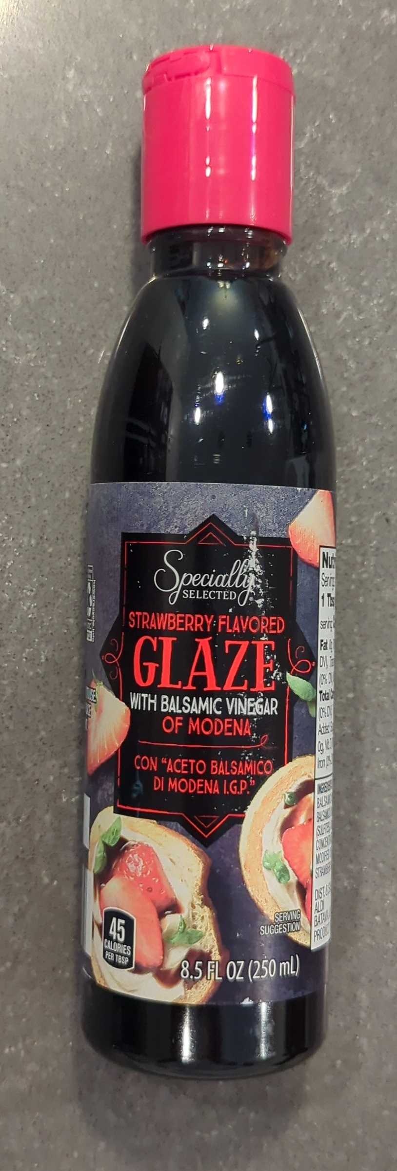 Strawberry Flavored Glaze with Balsamic Vinegar