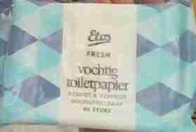 Vochtige toiletpapier