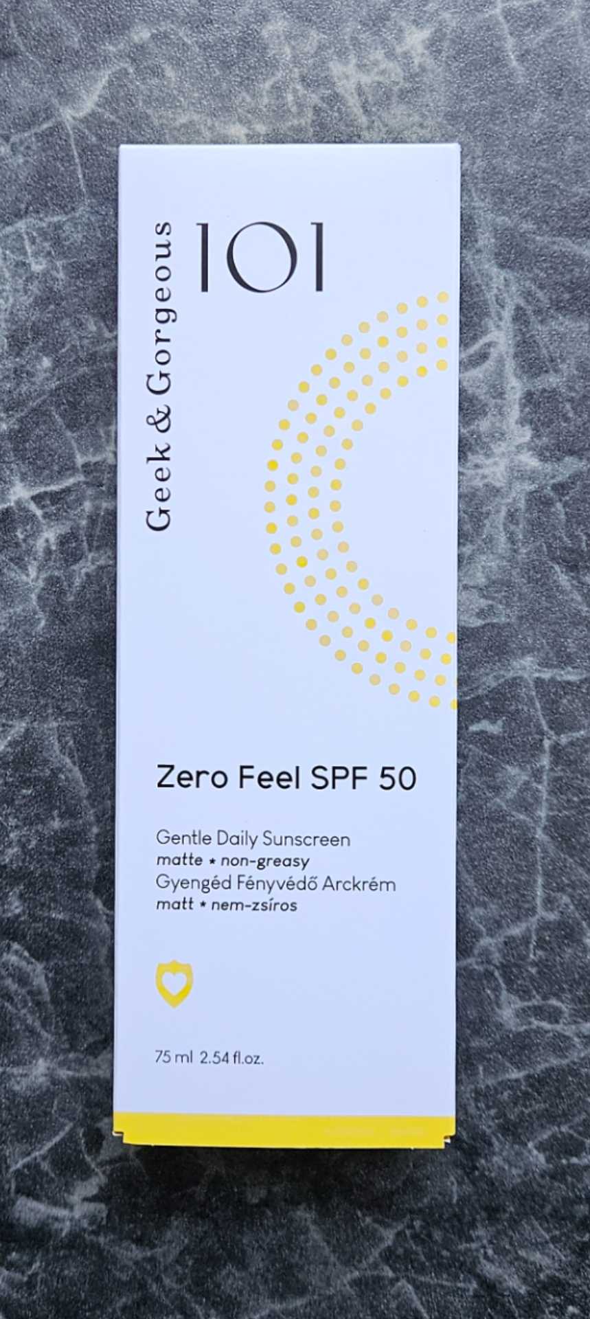 Zero Feel SPF 50
