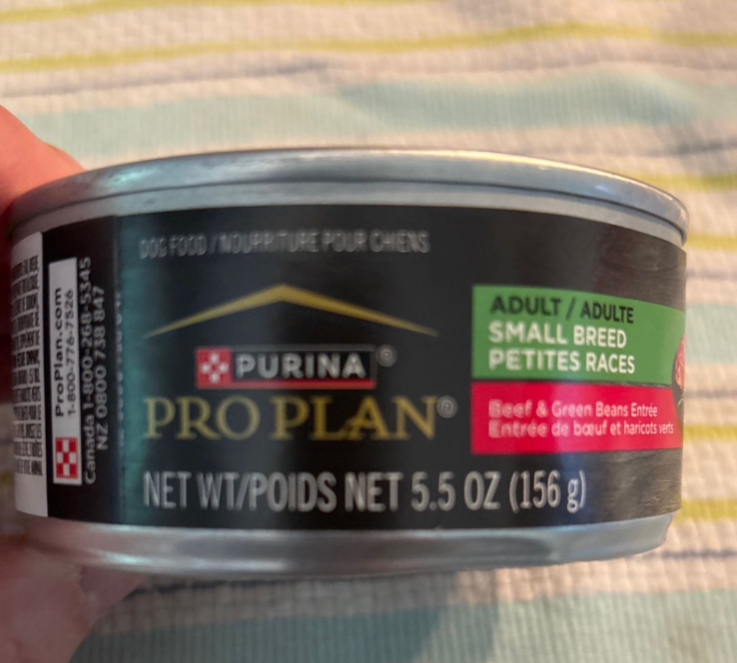 purina proplan beef and green beans
