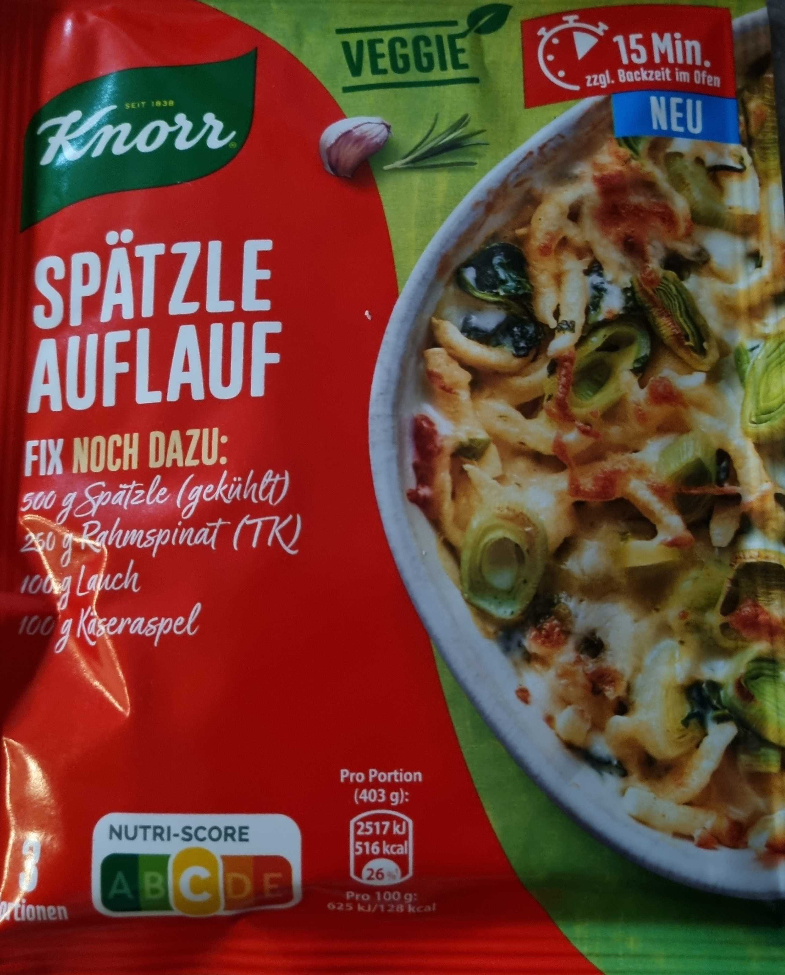 Spätzle auflauf