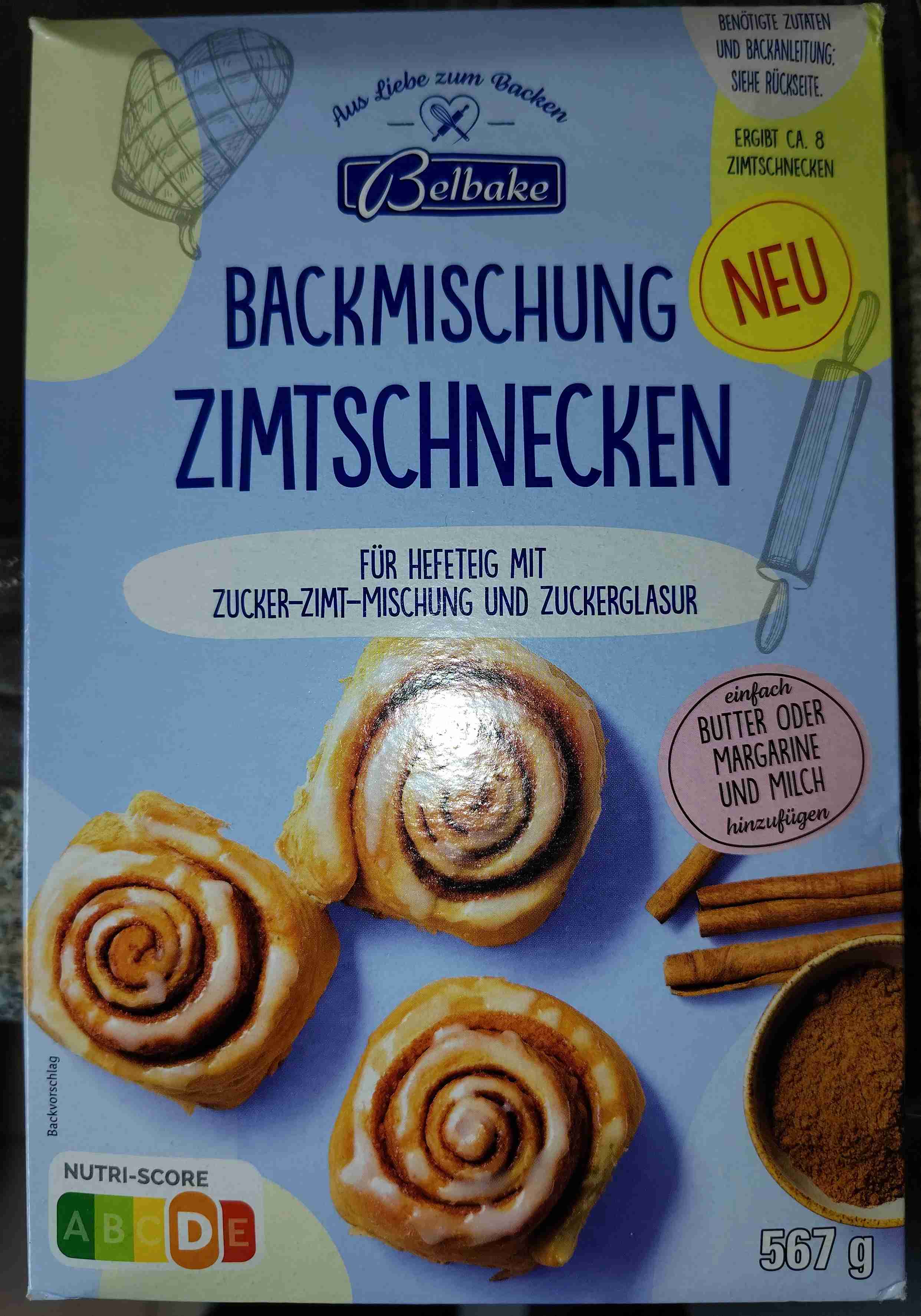 Backmischung Zimtschnecken