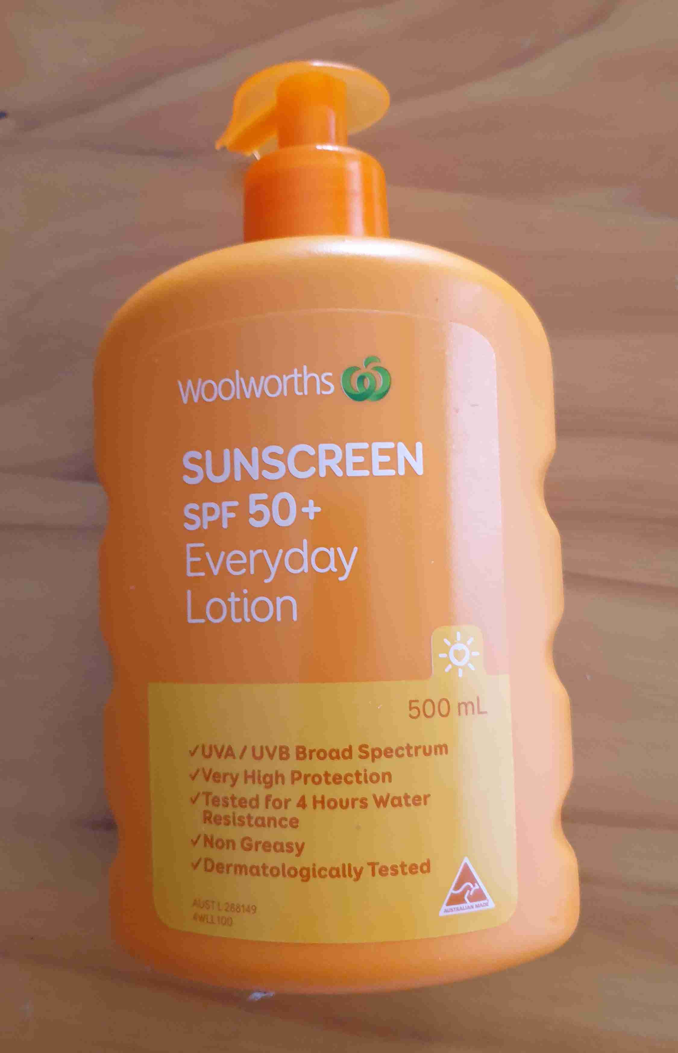 Sunscreen SPF 50+