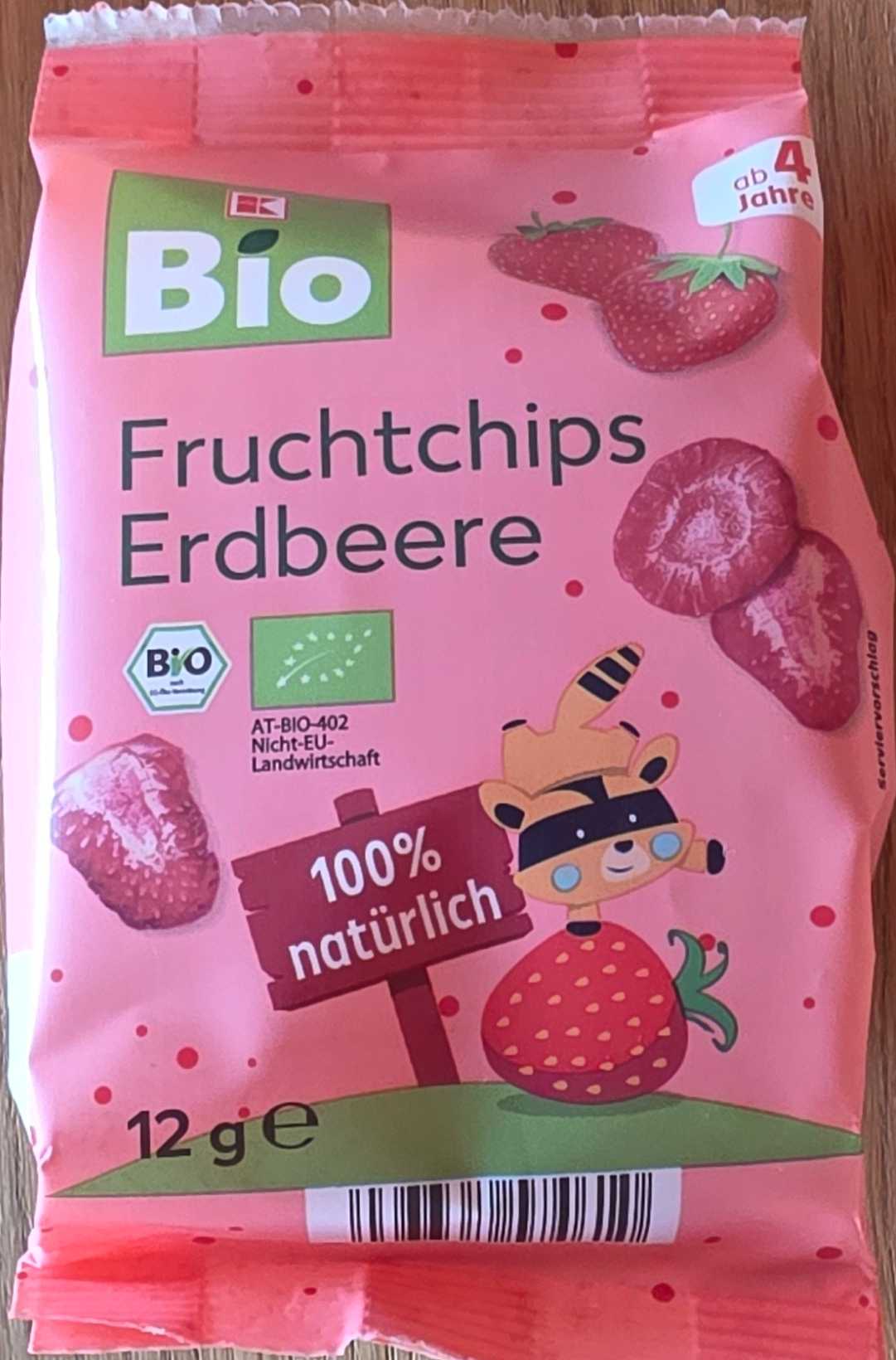 Fruchtchips Erdbeere