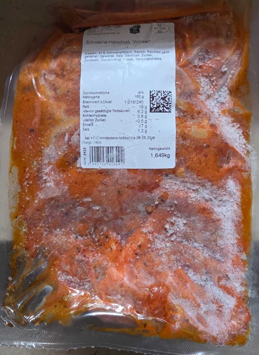 Schweine-Halssteak  Winzer