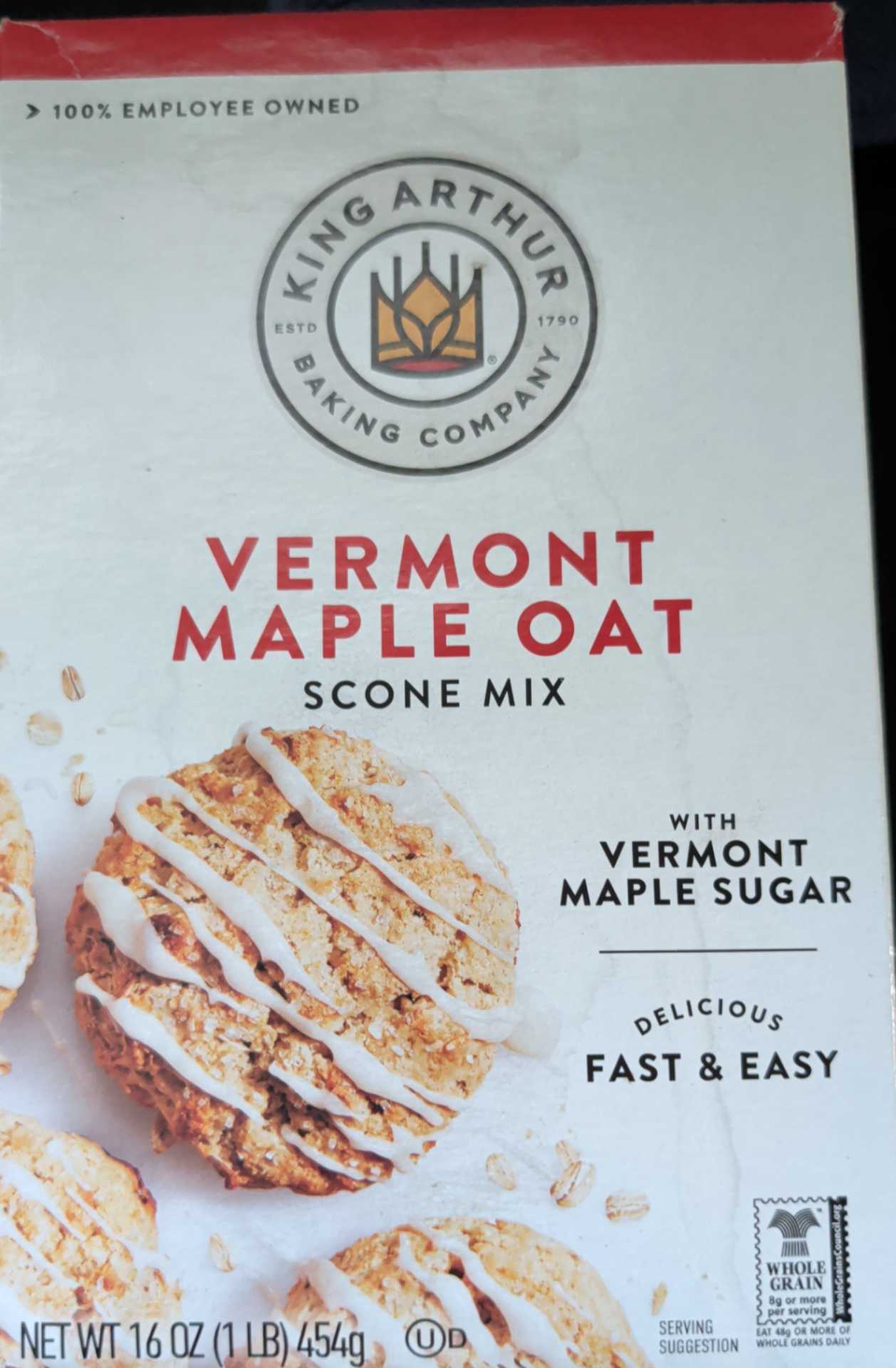 Vermont Maple Oat Scone Mic