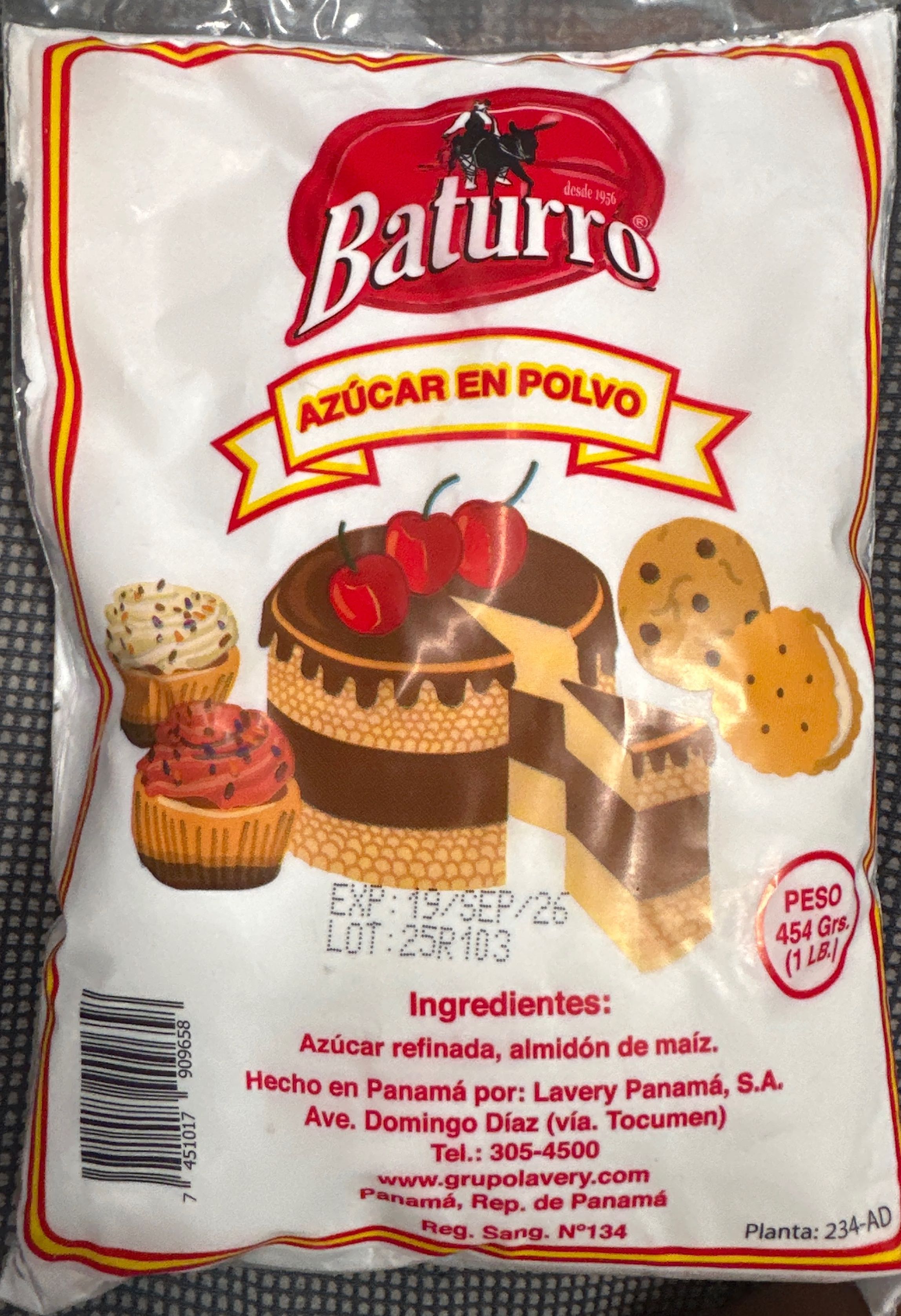 Azúcar en polvo