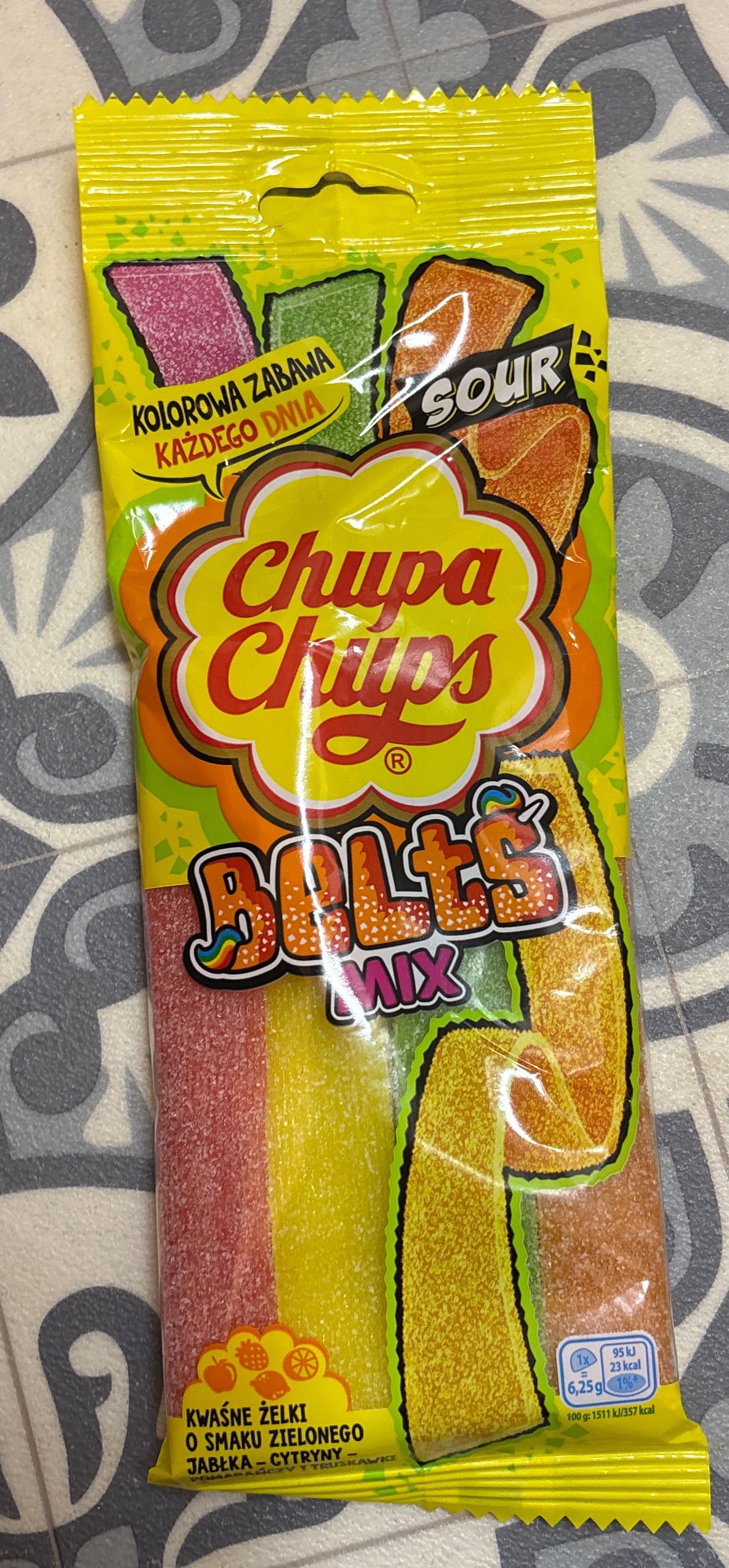 Kwaśne żelki Chupa Chups