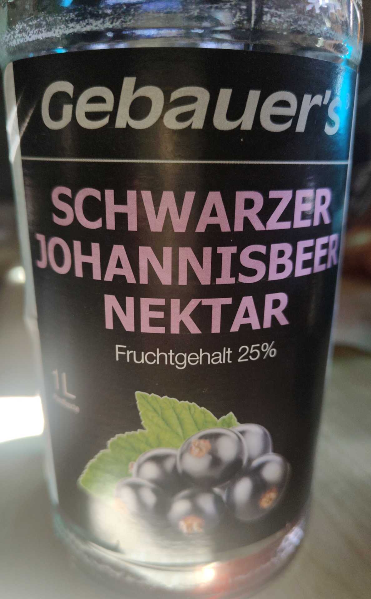 Schwarzer Johannisbeernektar